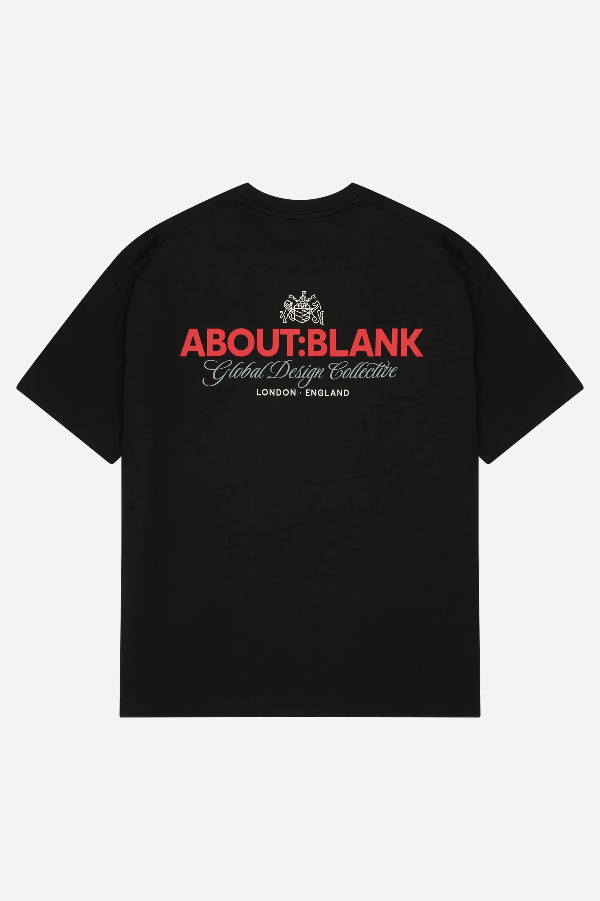 blazon t-shirt black/red/grey sold by about:blank