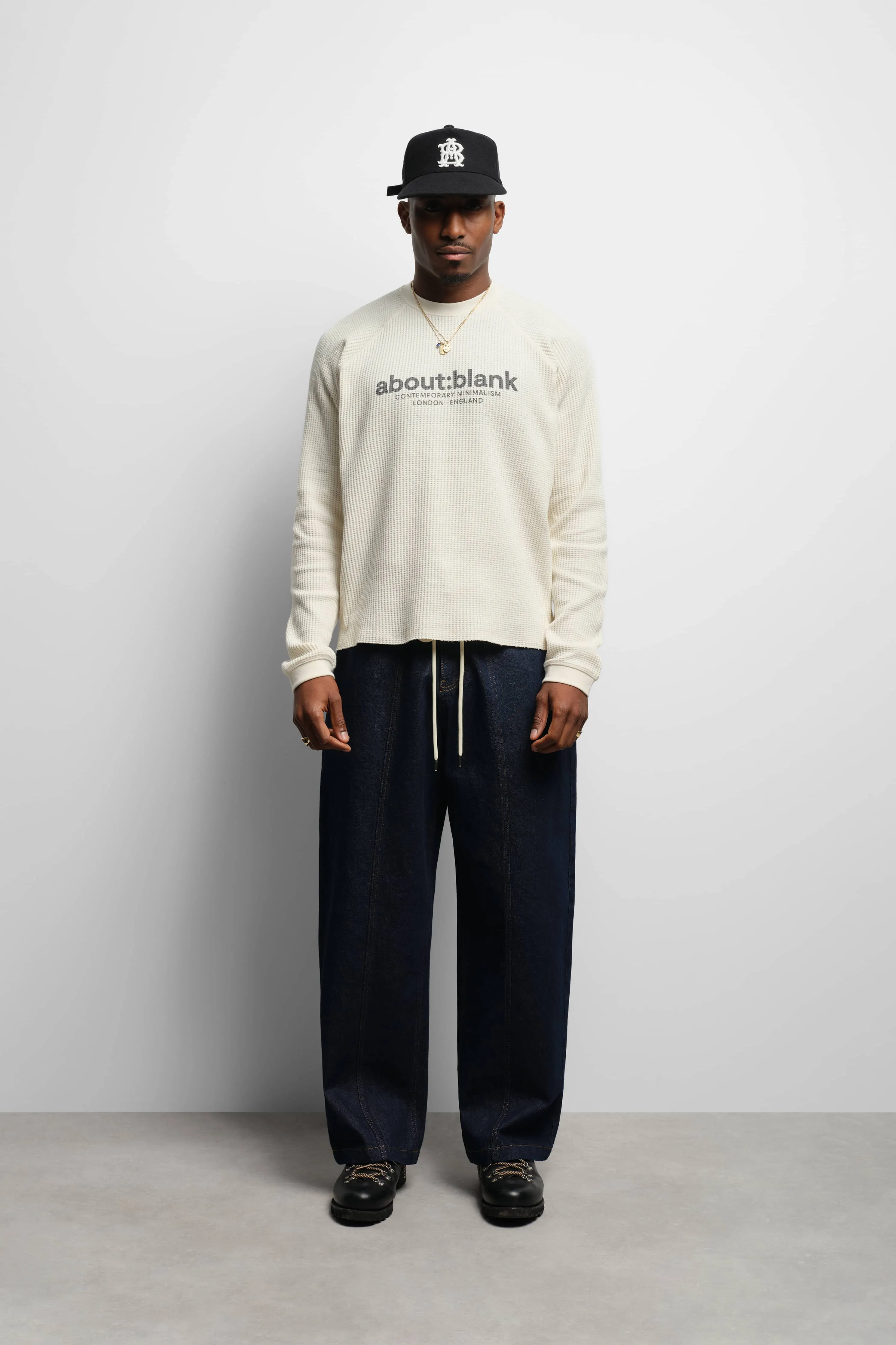 garcon long sleeve waffle oat sold by about:blank product image thumbnail 2