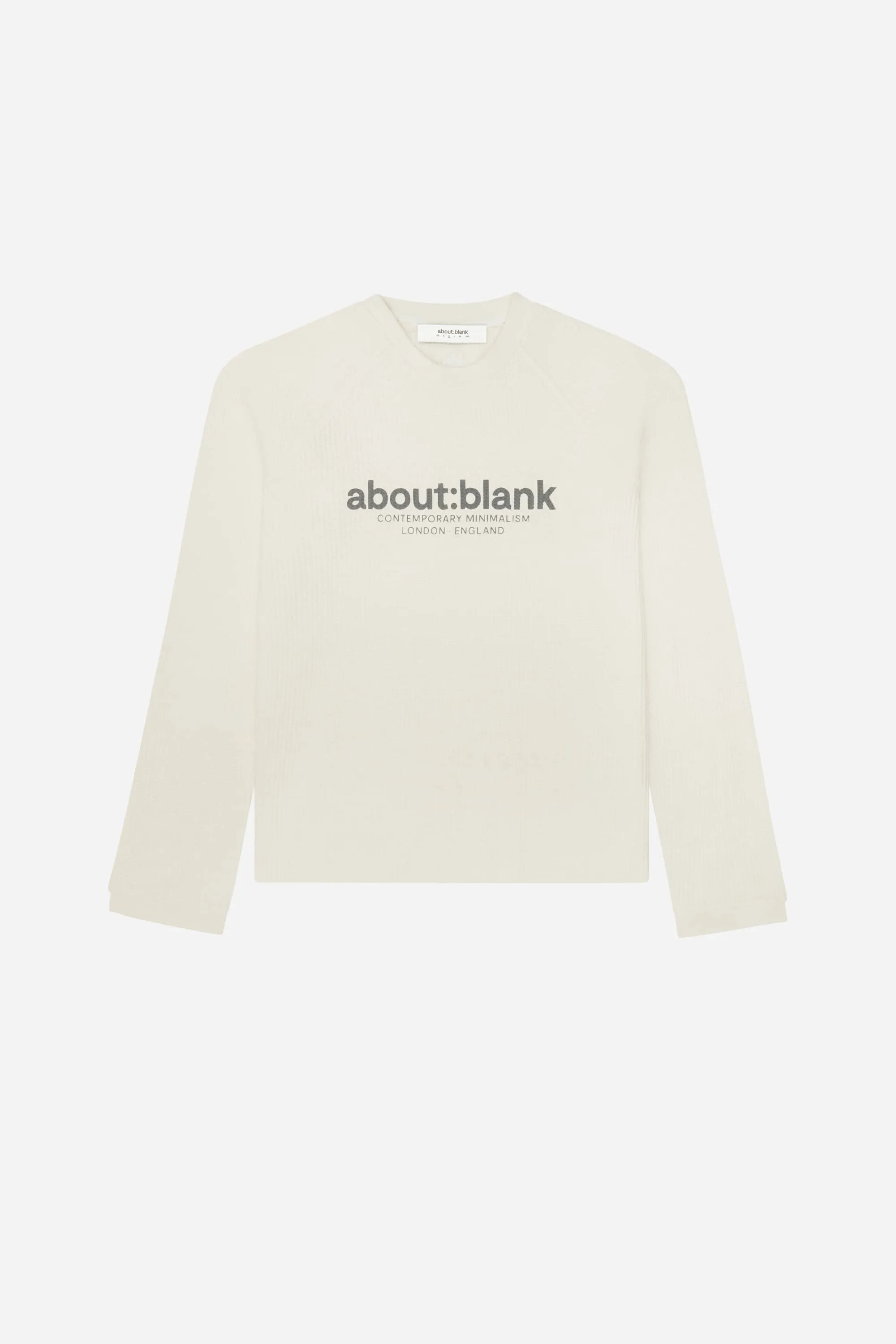 garcon long sleeve waffle oat sold by about:blank