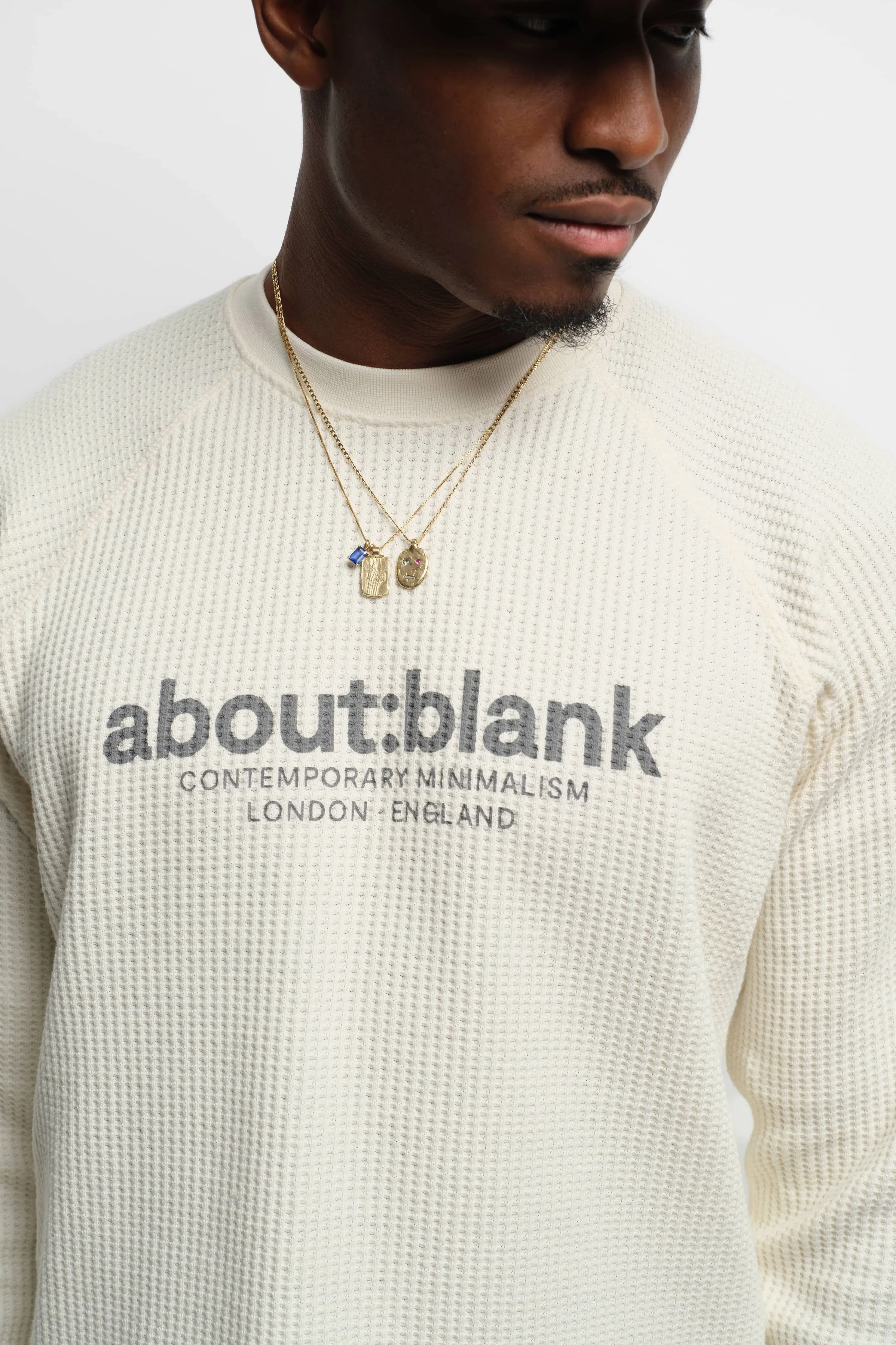 garcon long sleeve waffle oat sold by about:blank product image thumbnail 4