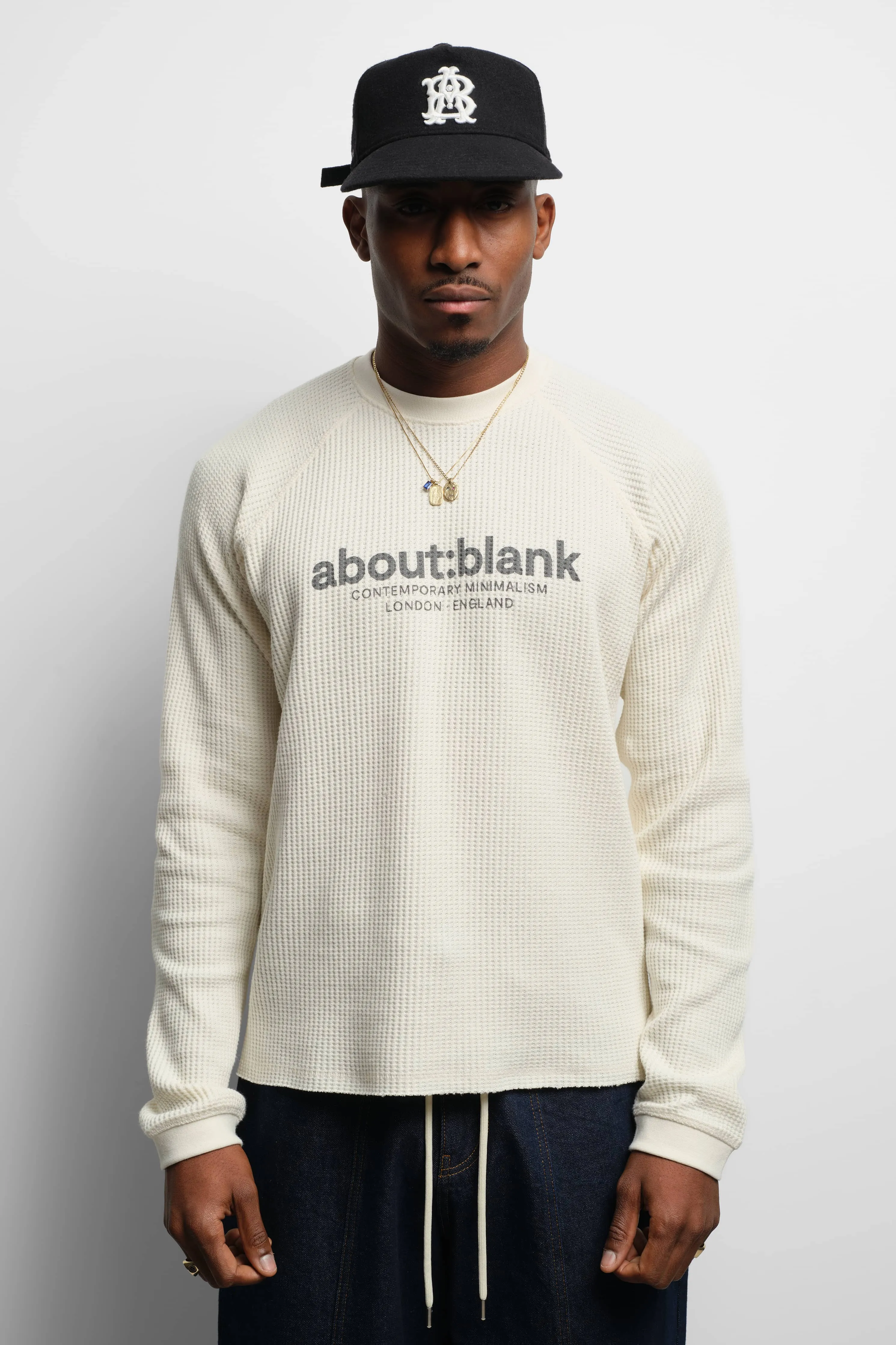 garcon long sleeve waffle oat sold by about:blank product image thumbnail 5