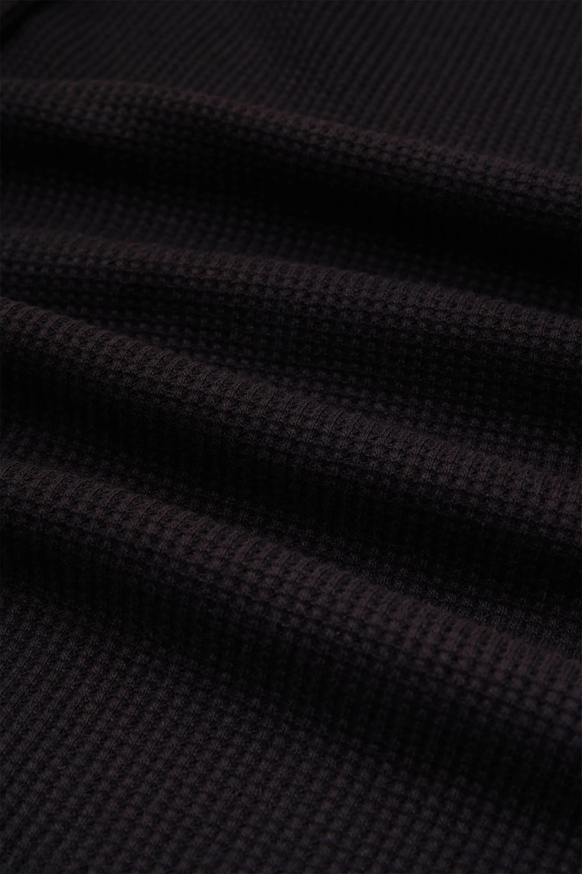 garcon long sleeve waffle black sold by about:blank product image thumbnail 5