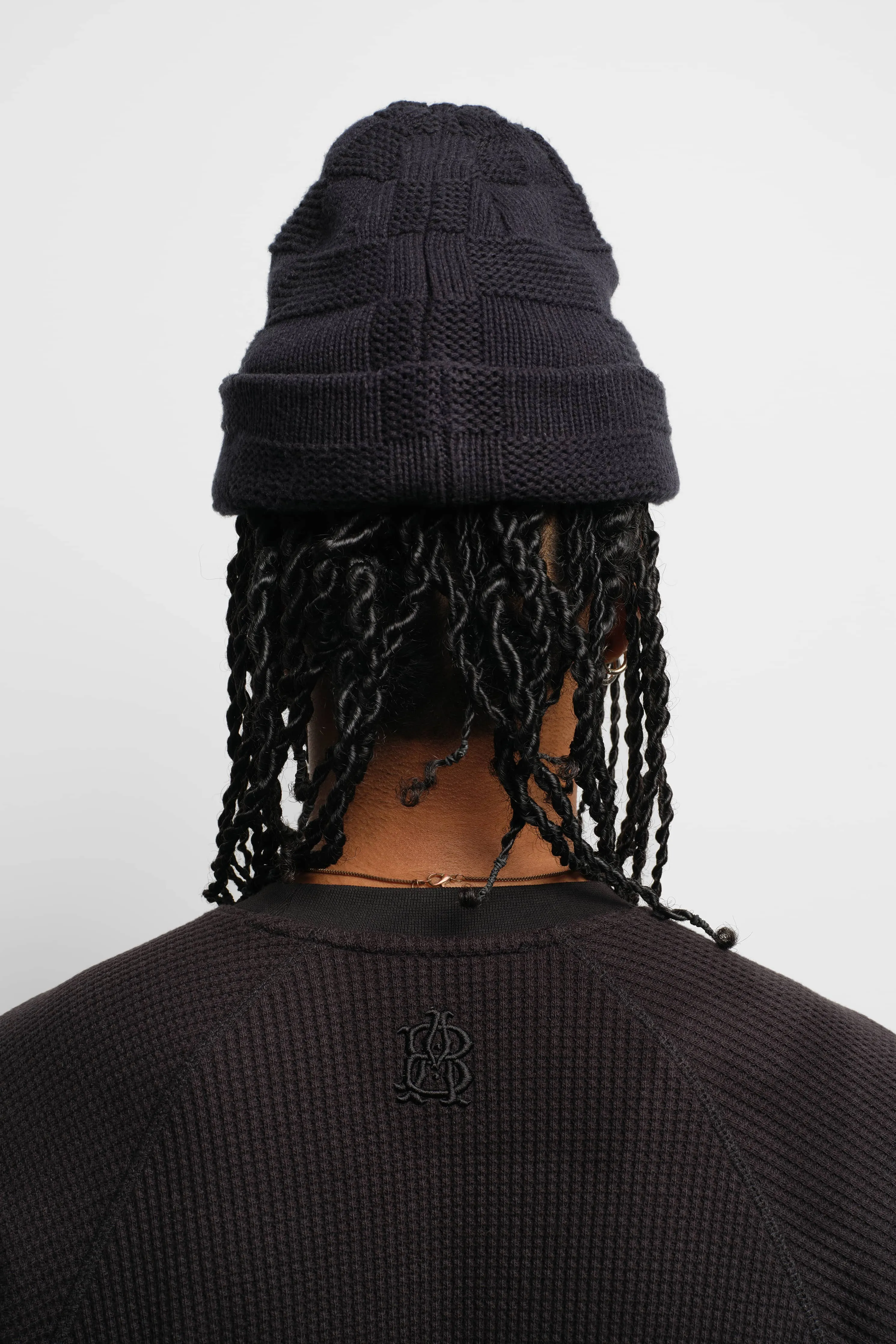 garcon long sleeve waffle black sold by about:blank product image thumbnail 4