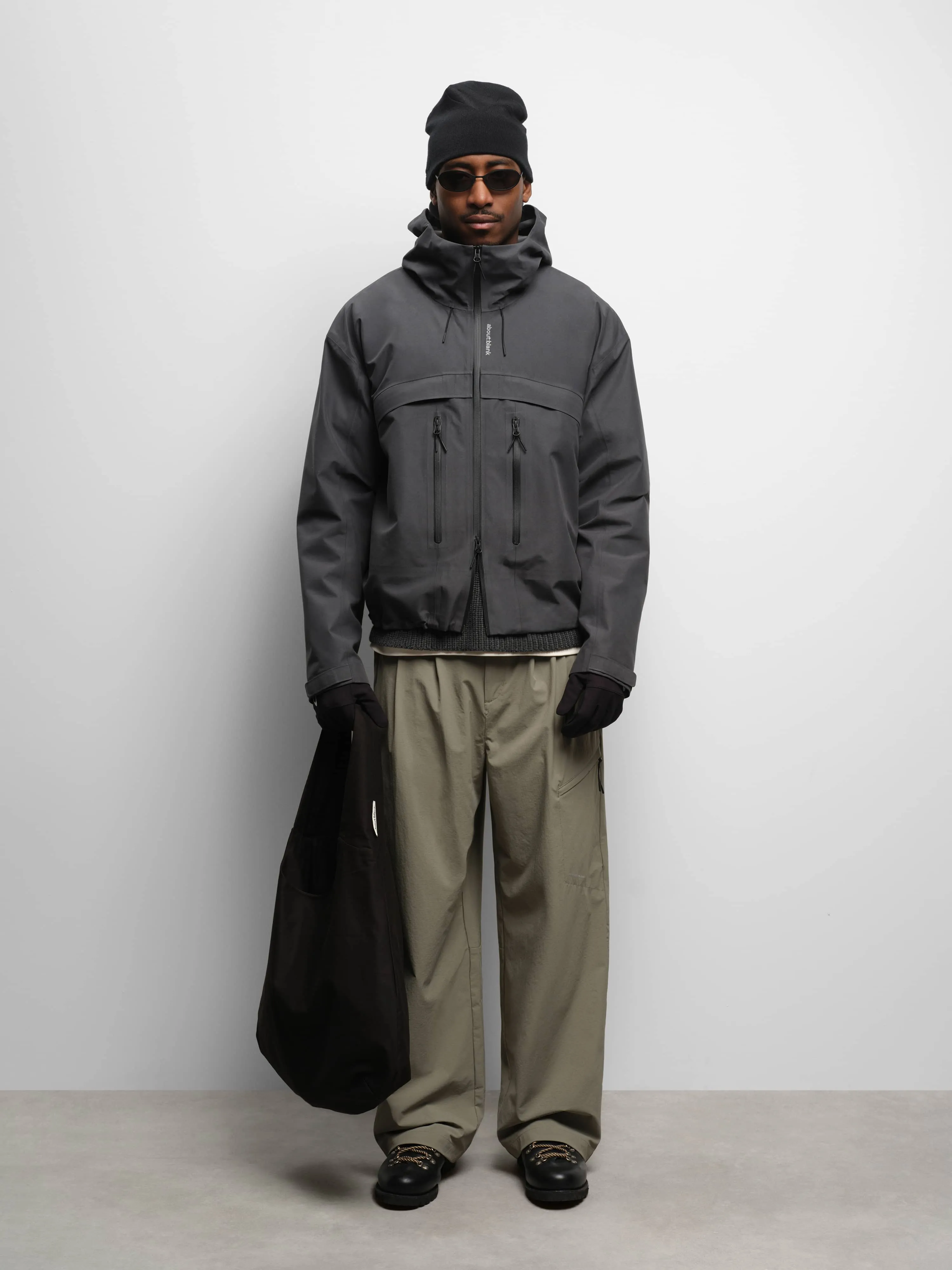 water reactive jacket dusty black sold by about:blank product image thumbnail 2