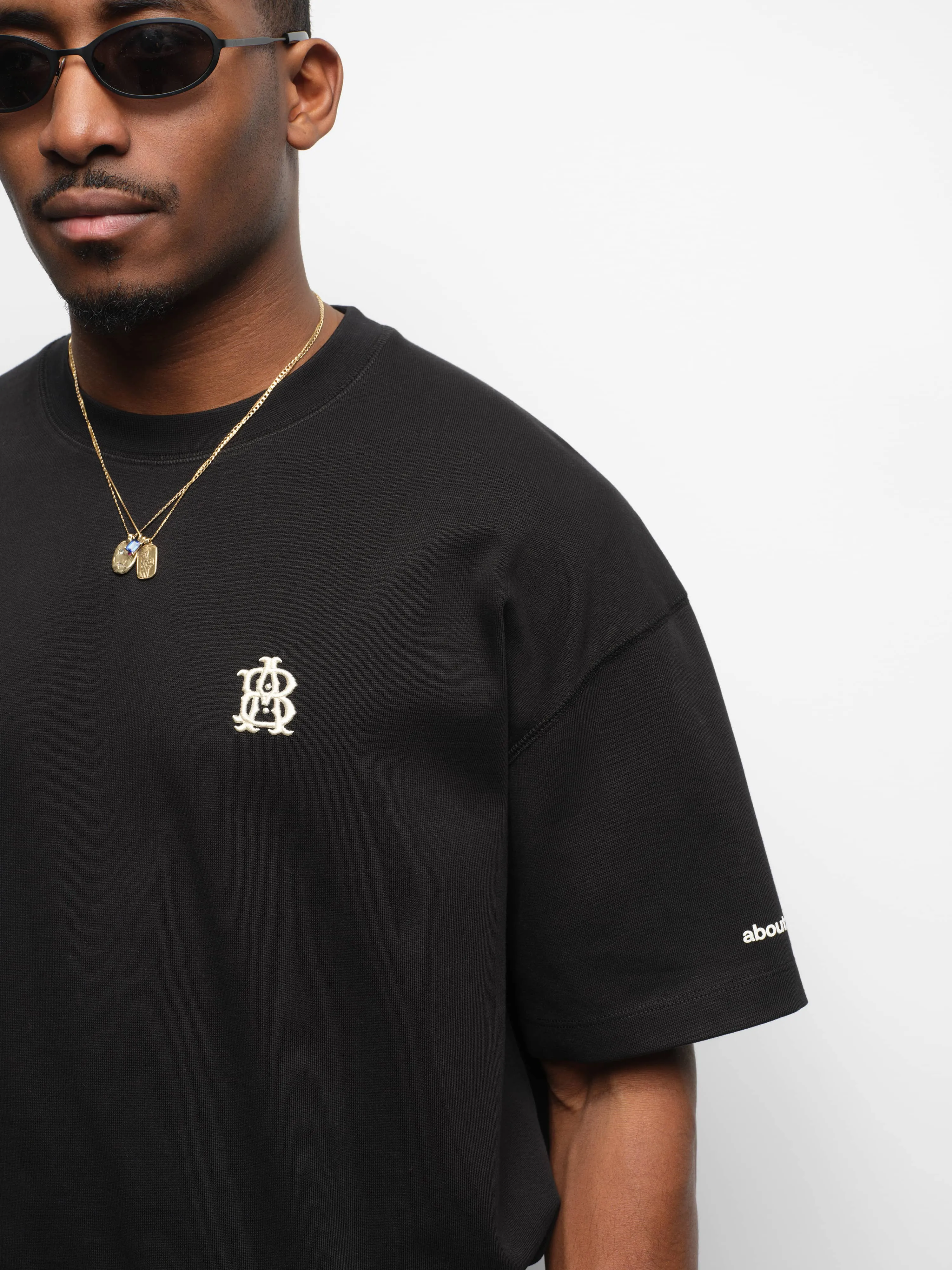 classic t-shirt black/ecru sold by about:blank product image thumbnail 3