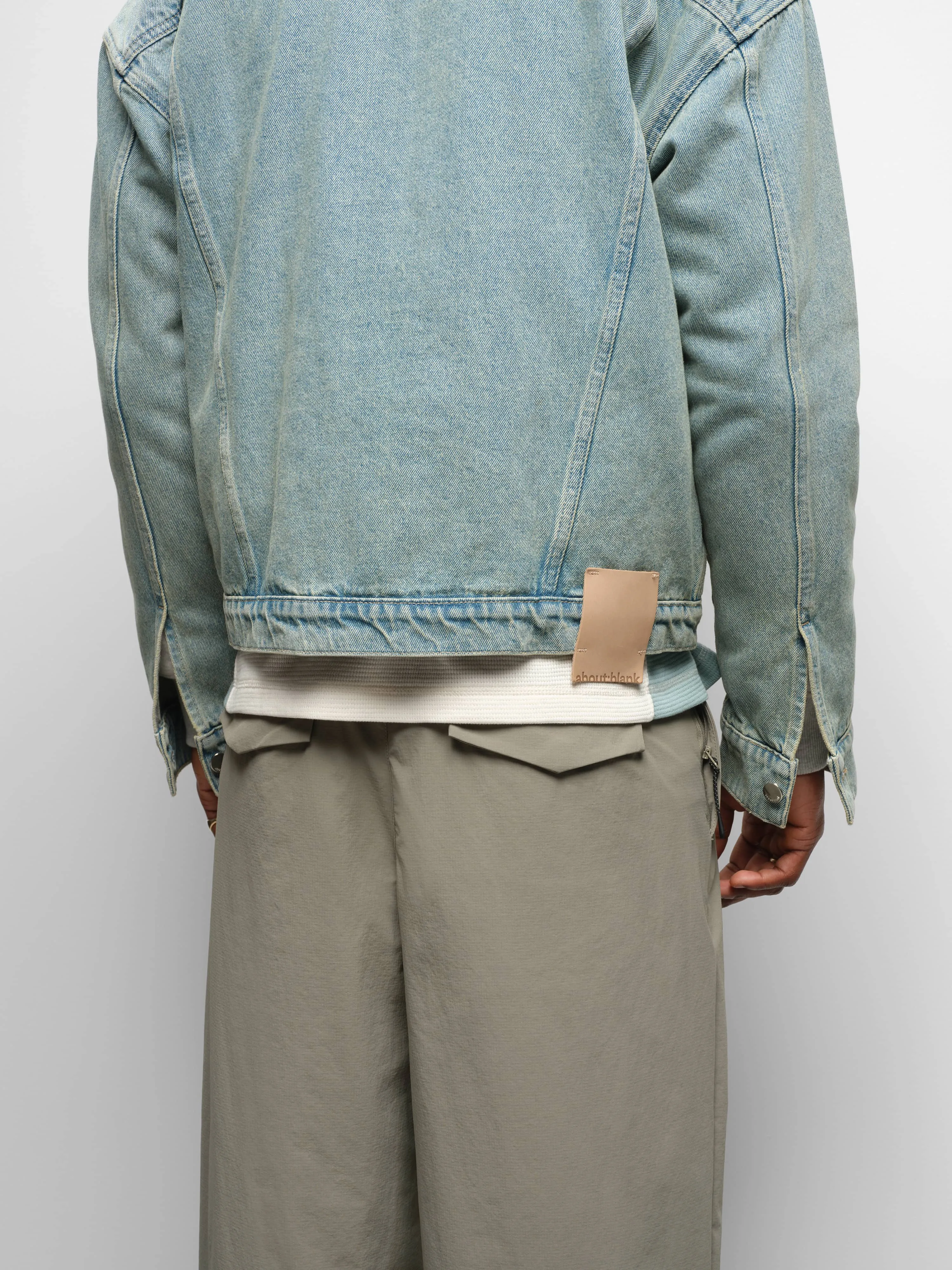 denim jacket murky wash sold by about:blank product image thumbnail 3