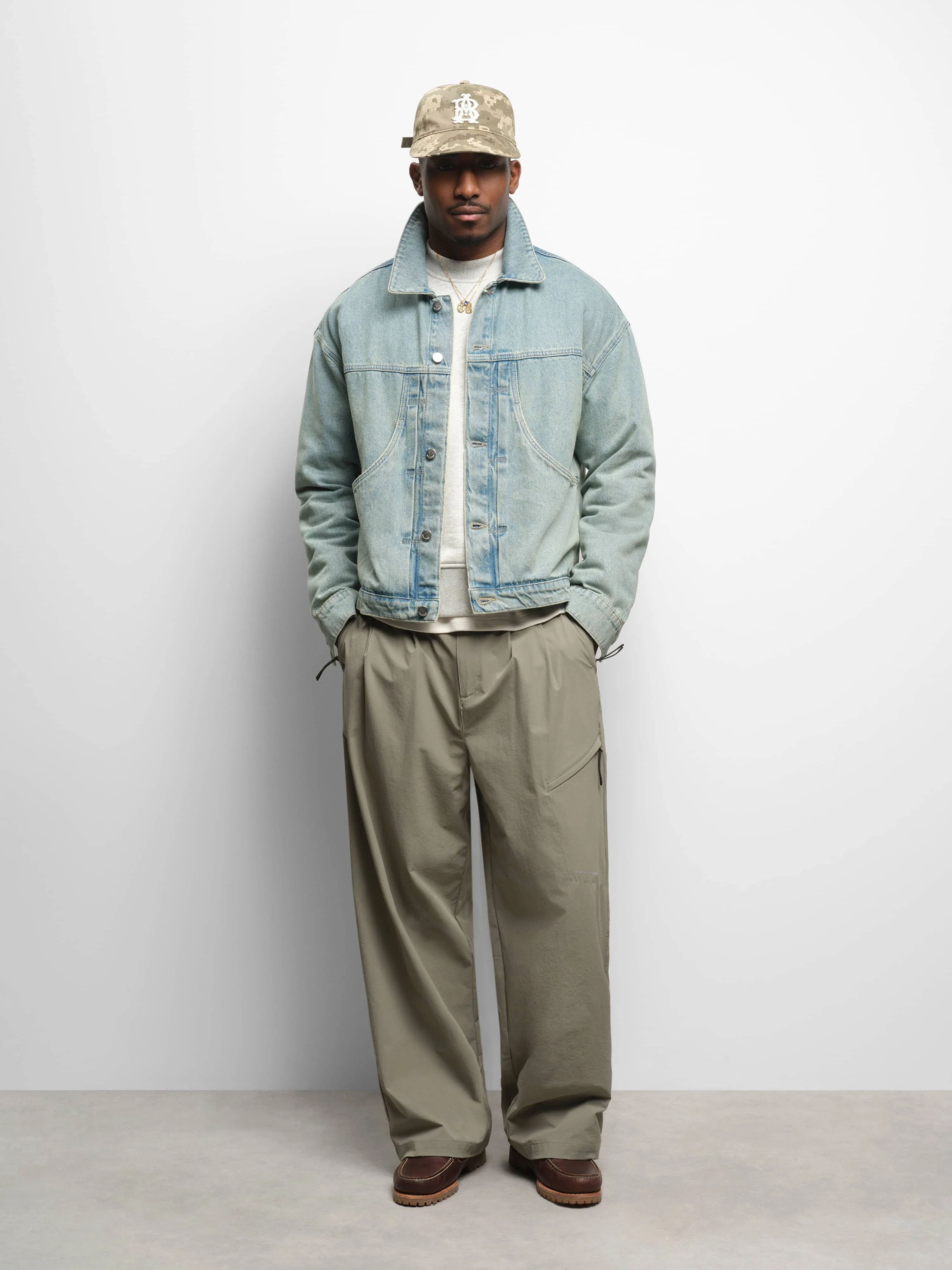 denim jacket murky wash sold by about:blank