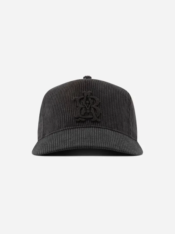 monogram cord cap black made by about:blank