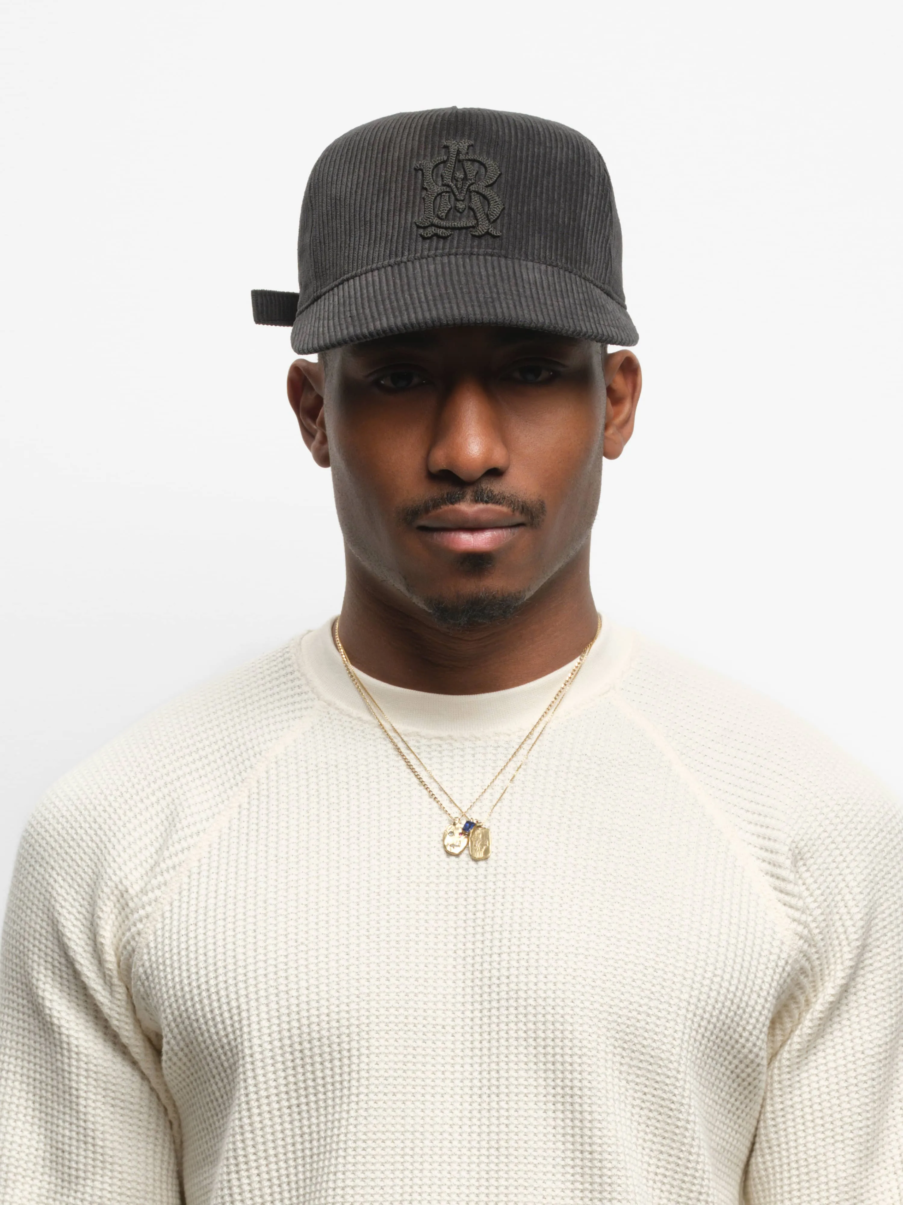 monogram cord cap black sold by about:blank product image thumbnail 3