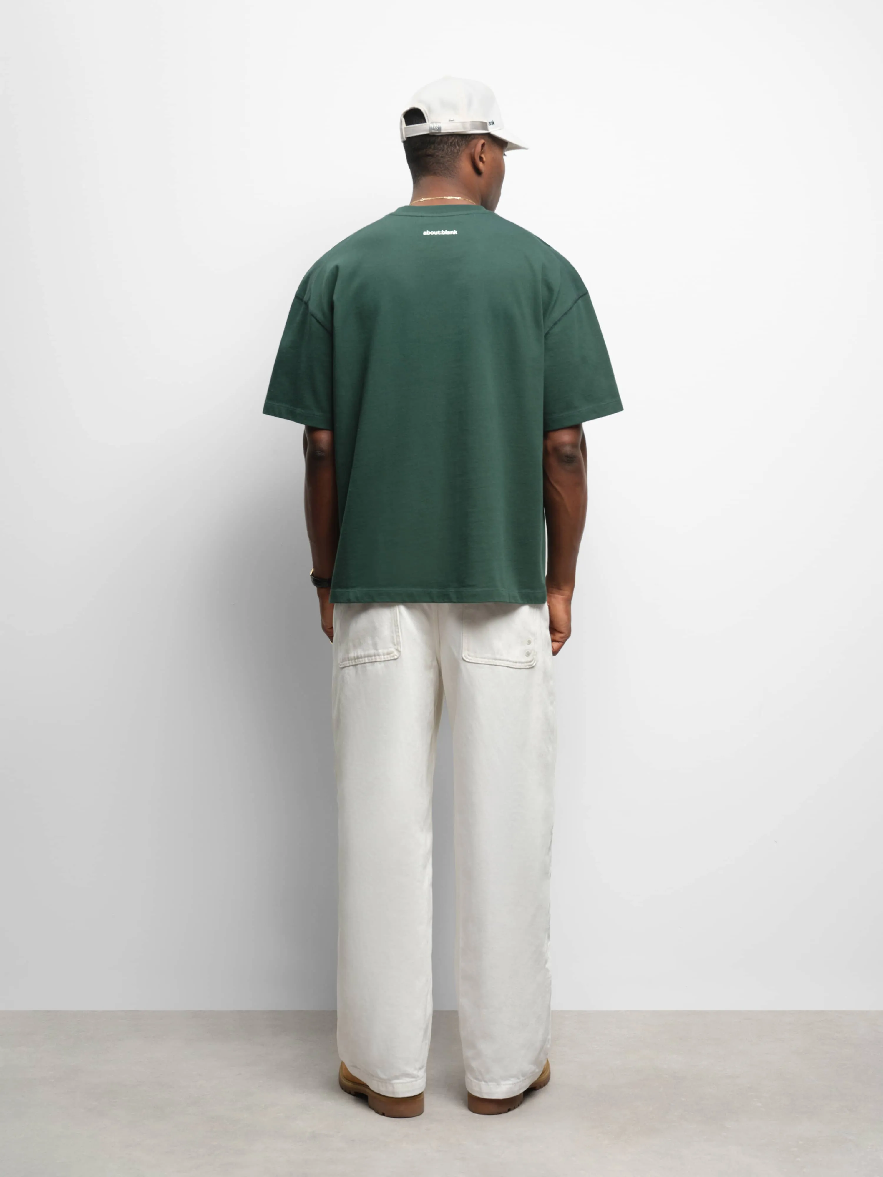 monogram t-shirt epsom green/ecru sold by about:blank product image thumbnail 2