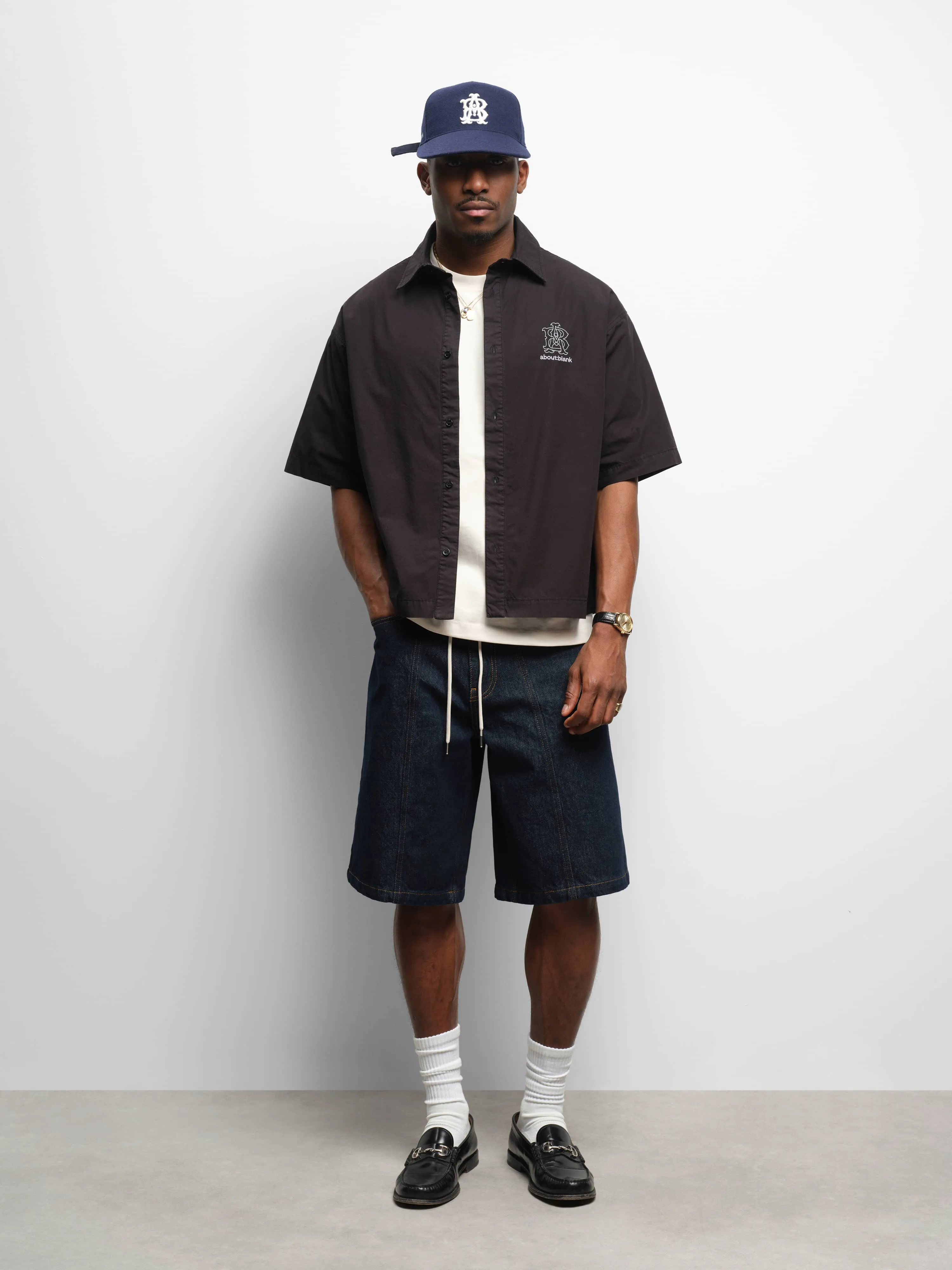 work shirt black sold by about:blank