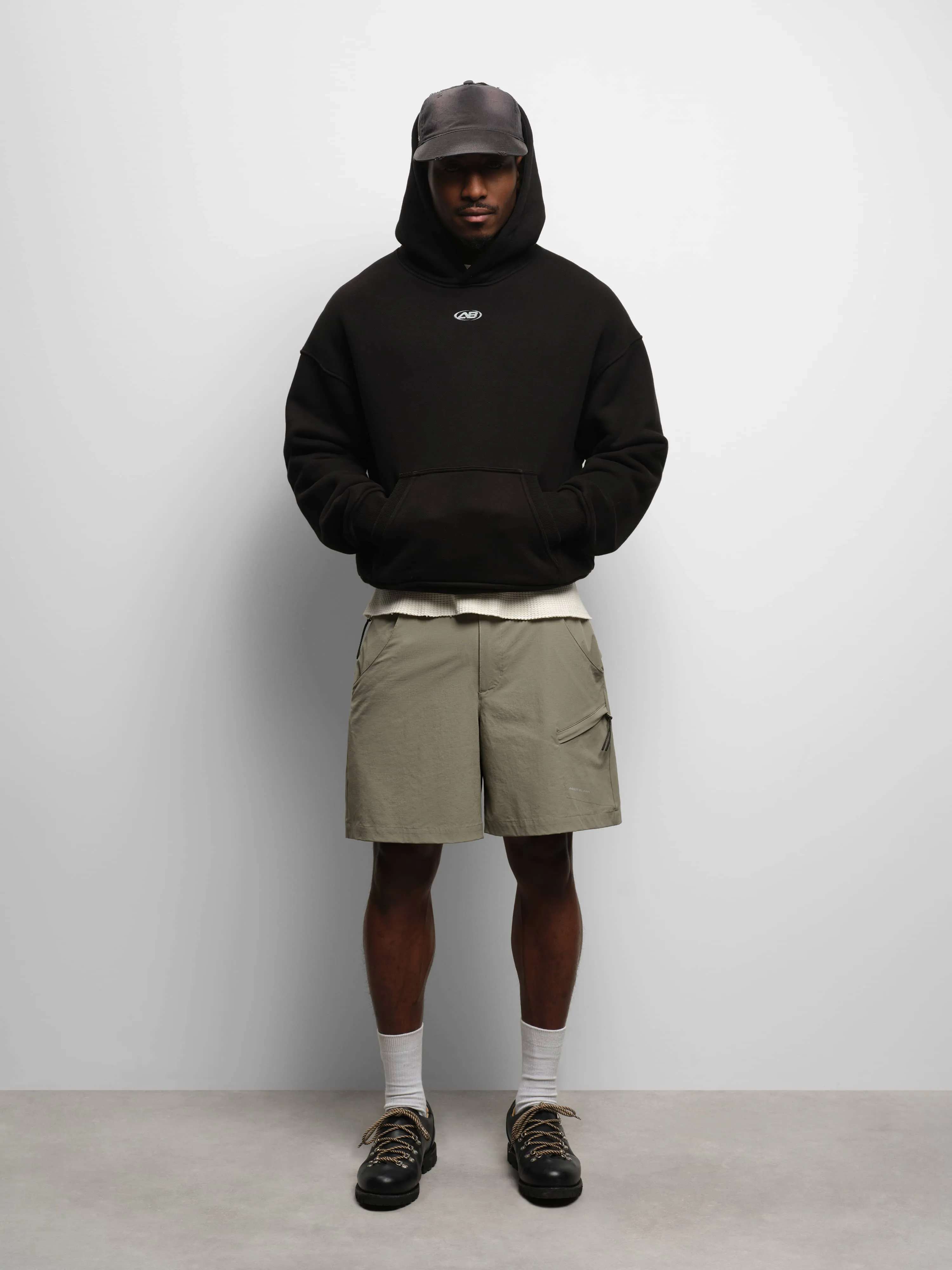 arc hoodie washed black sold by about:blank product image thumbnail 4