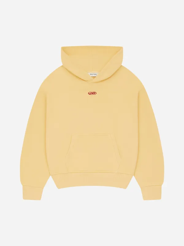 arc hoodie washed yellow made by about:blank