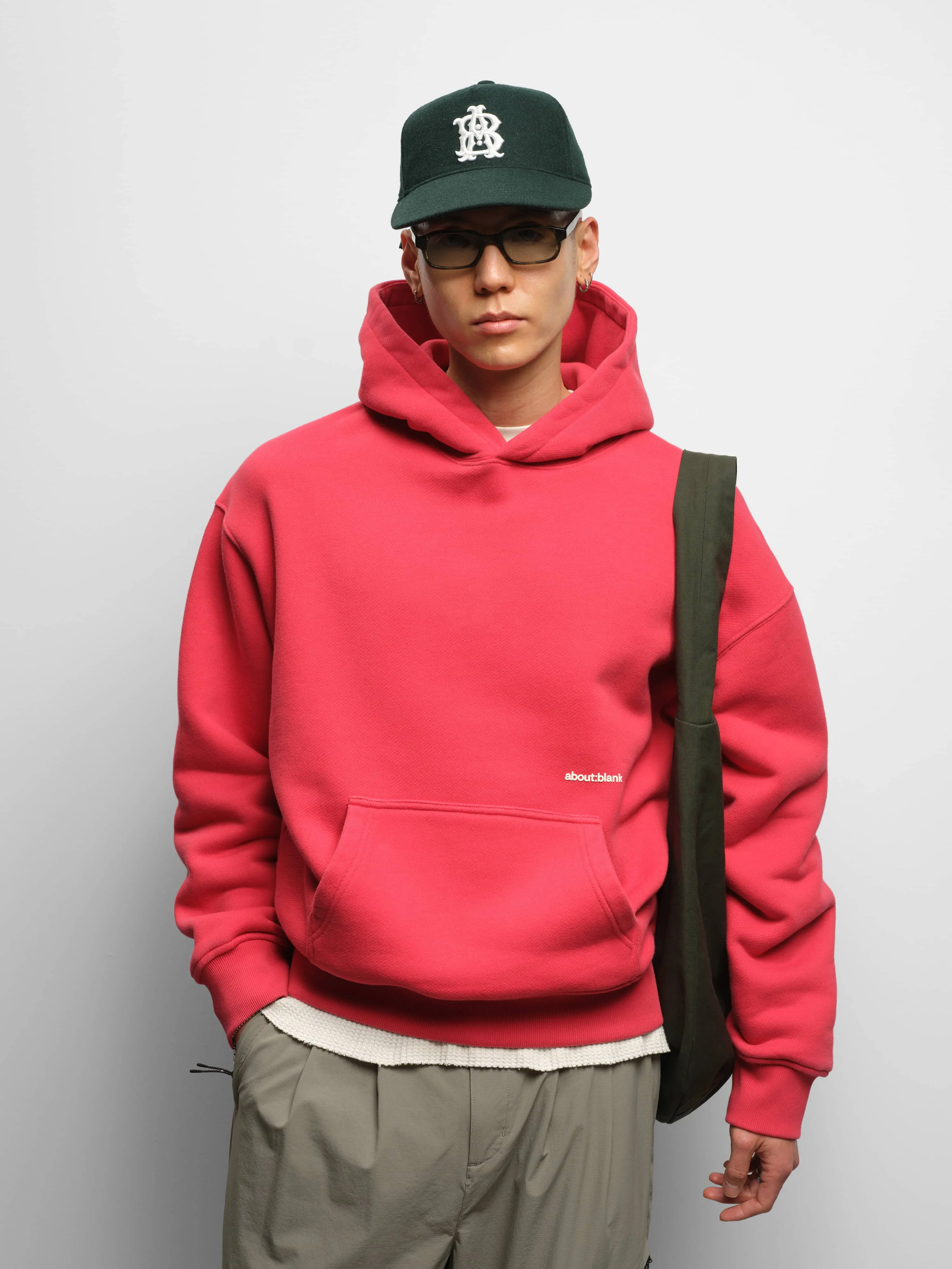 box hoodie washed red/ecru sold by about:blank product image thumbnail 5