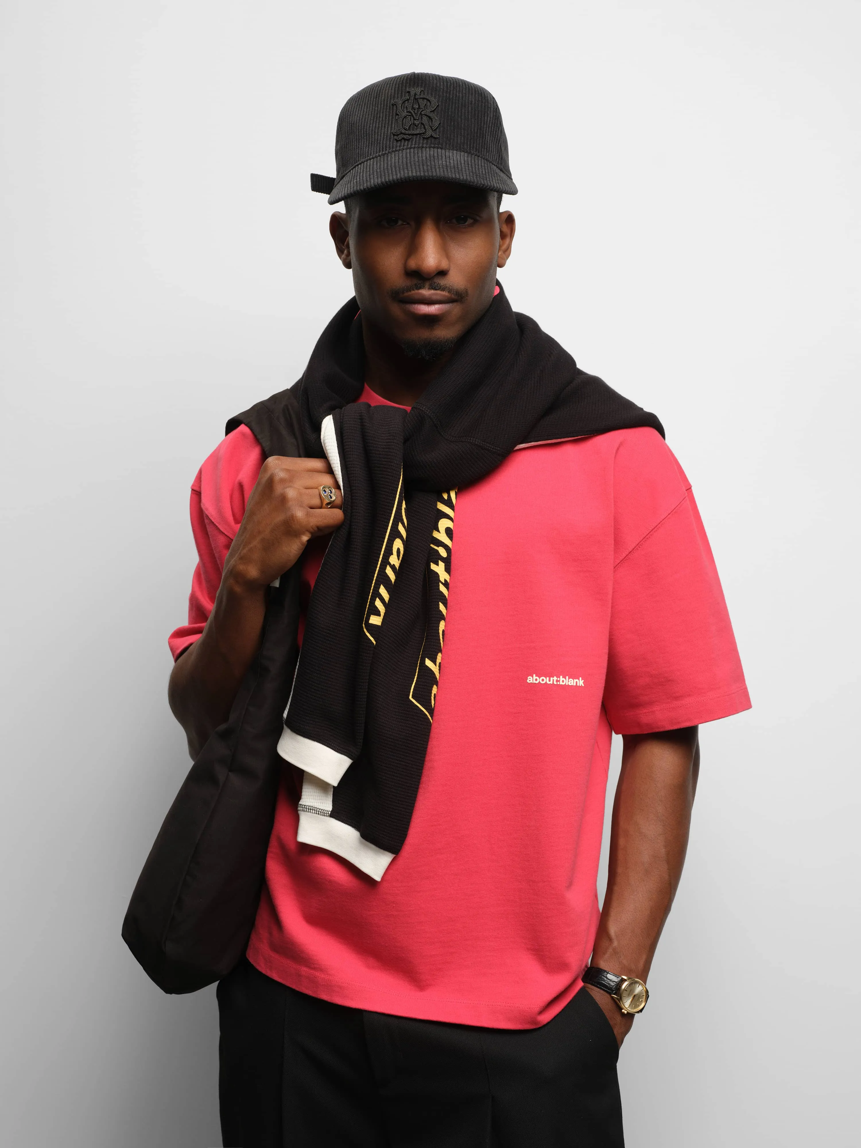 box t-shirt washed red/ecru sold by about:blank product image thumbnail 5