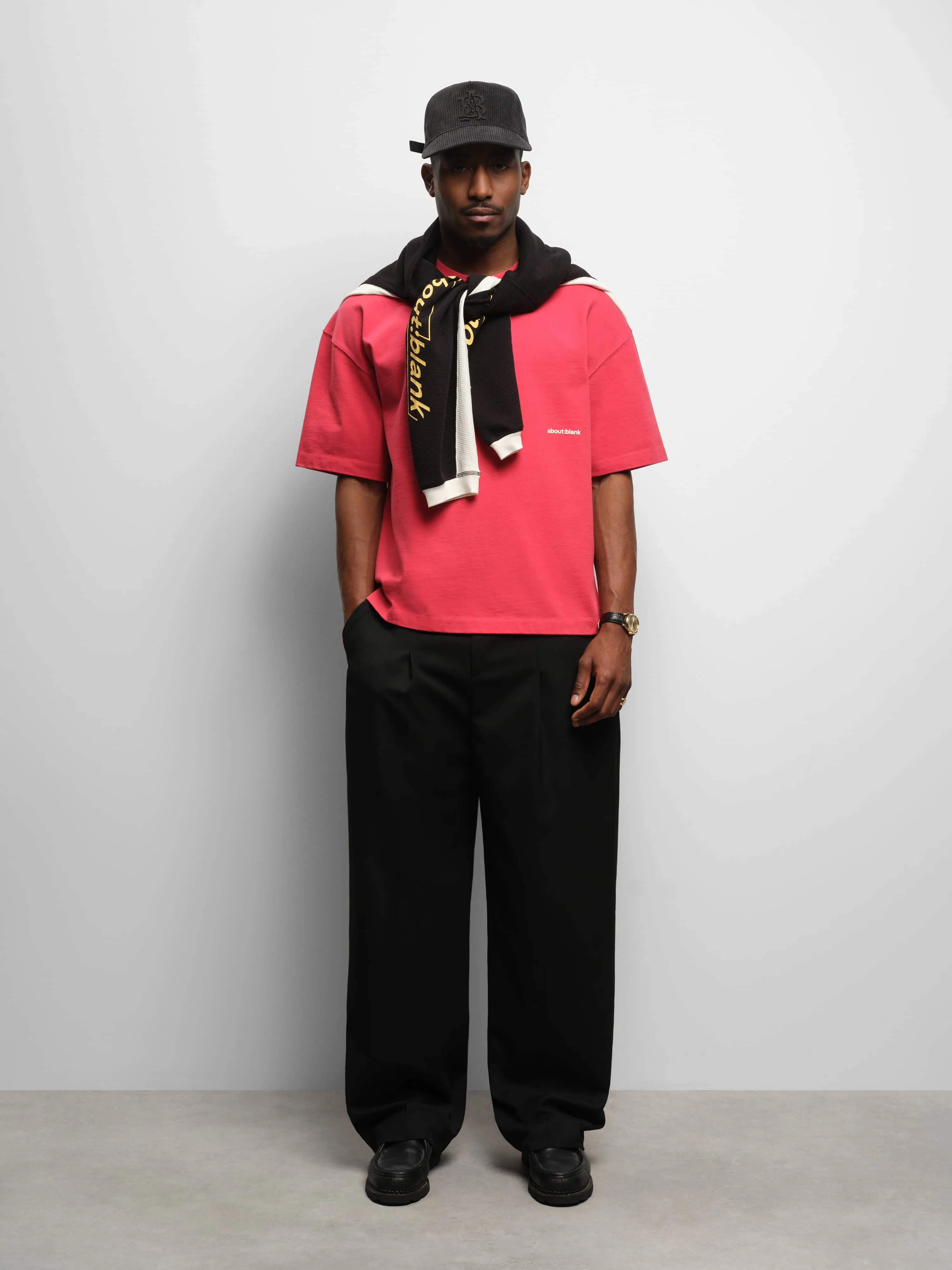 box t-shirt washed red/ecru sold by about:blank product image thumbnail 2