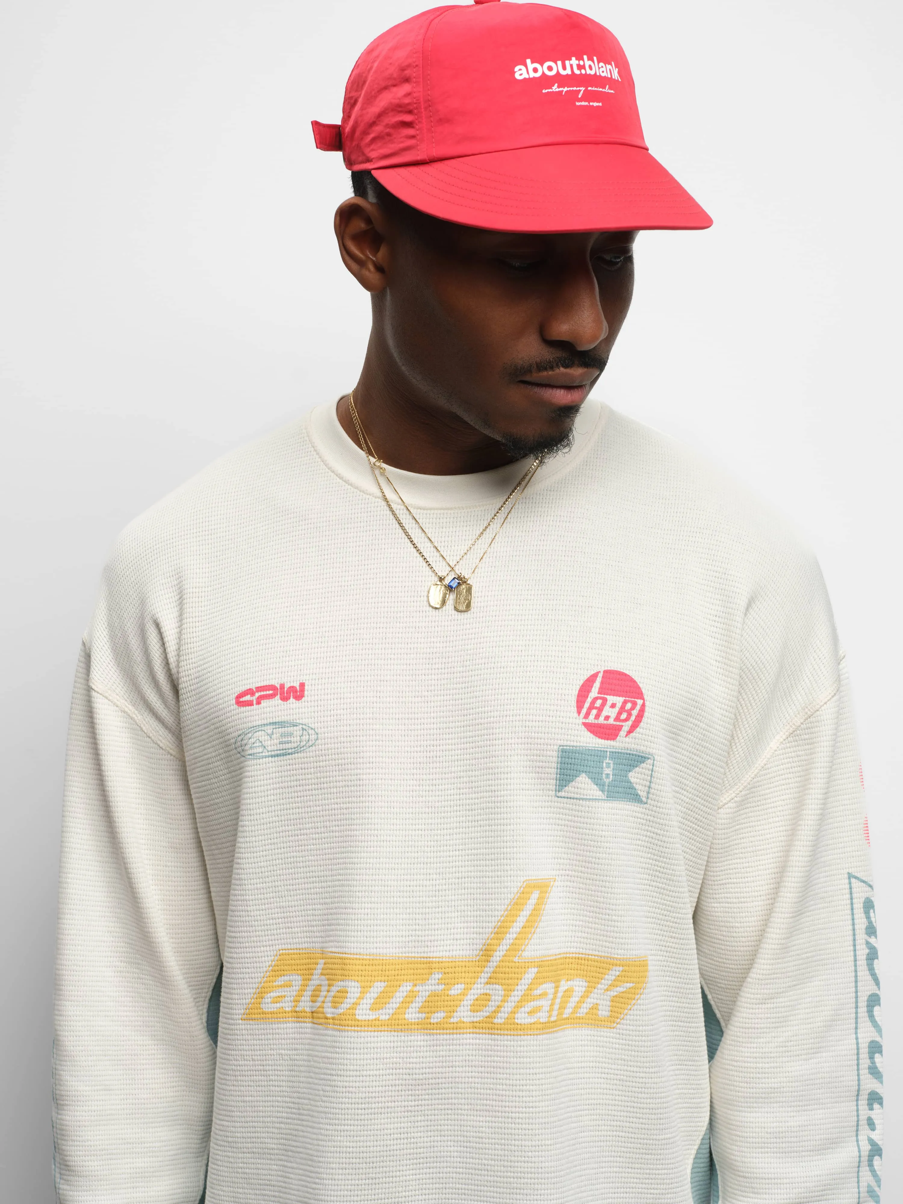 slalom graphic waffle t-shirt oat sold by about:blank product image thumbnail 3