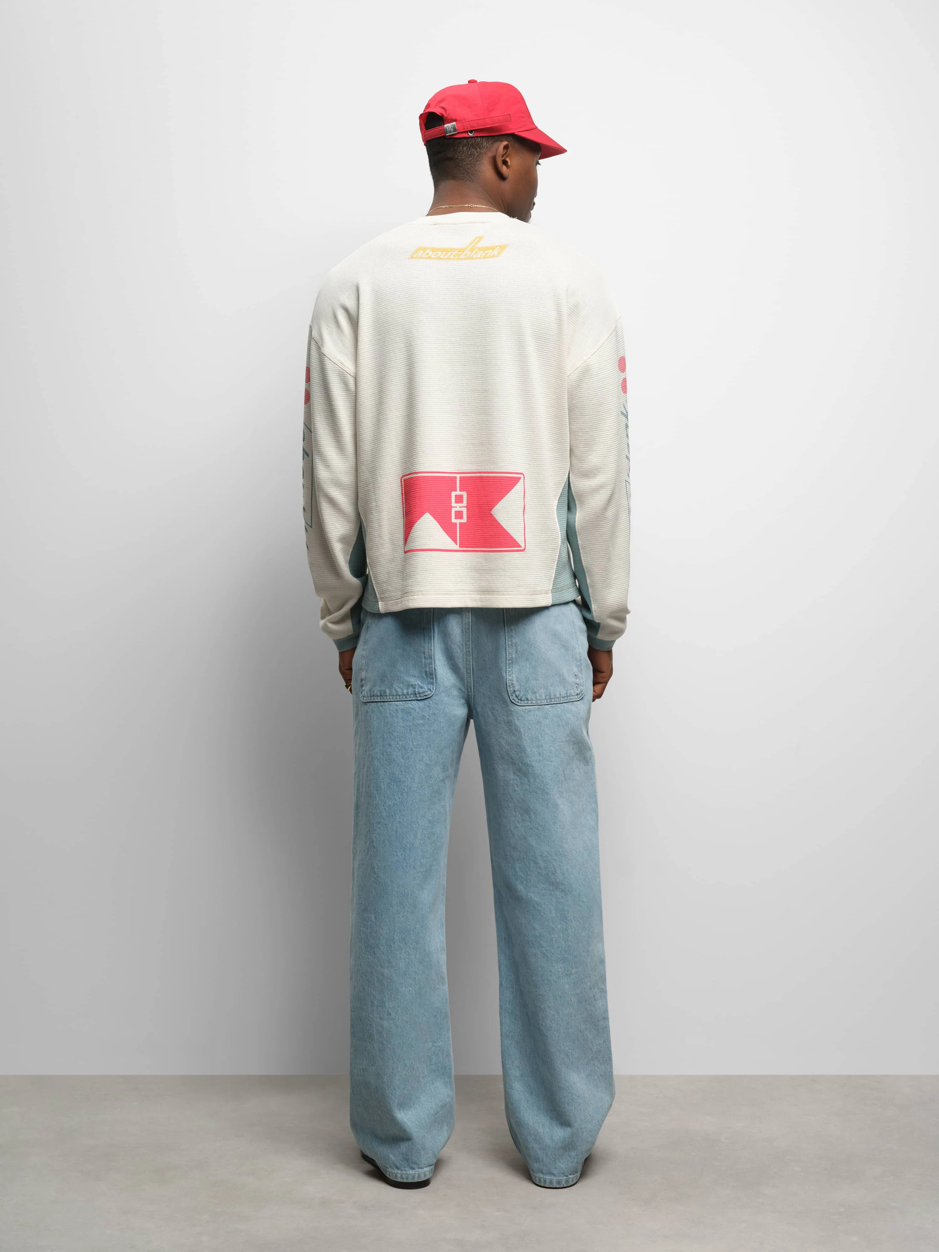 slalom graphic waffle t-shirt oat sold by about:blank product image thumbnail 2