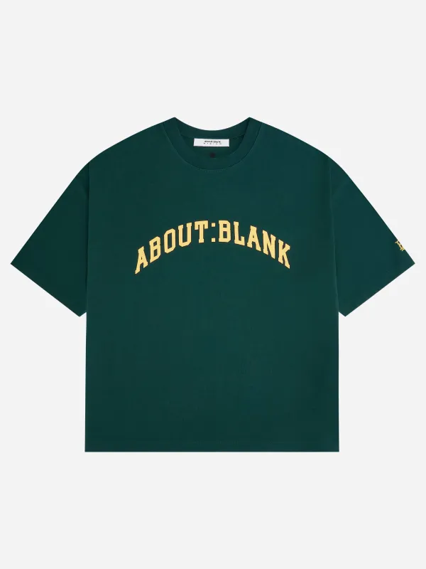 college t-shirt epsom green made by about:blank