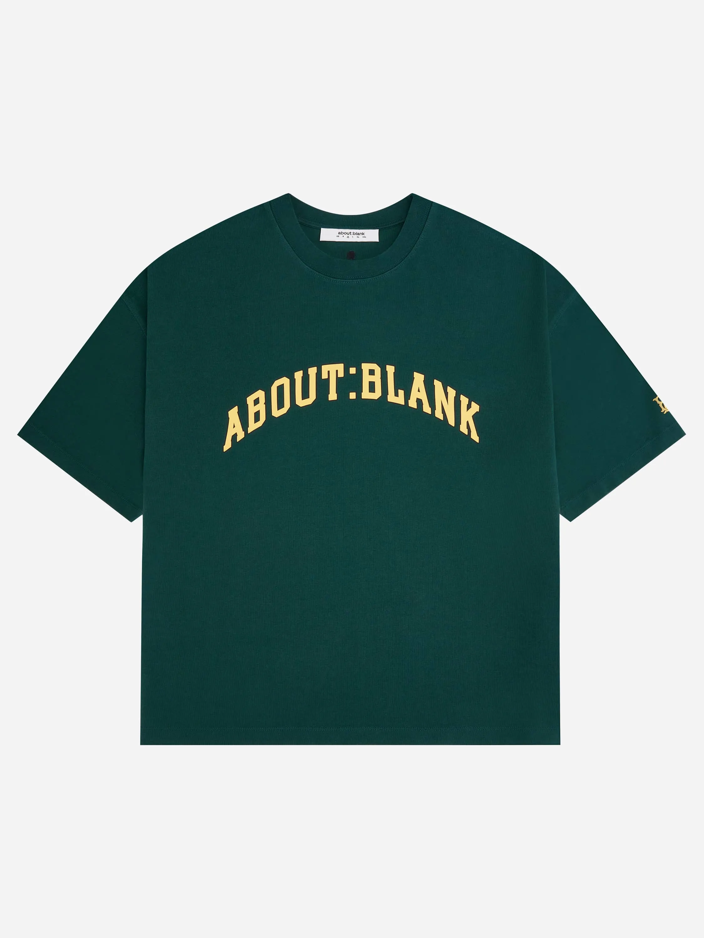 college t-shirt epsom green sold by about:blank