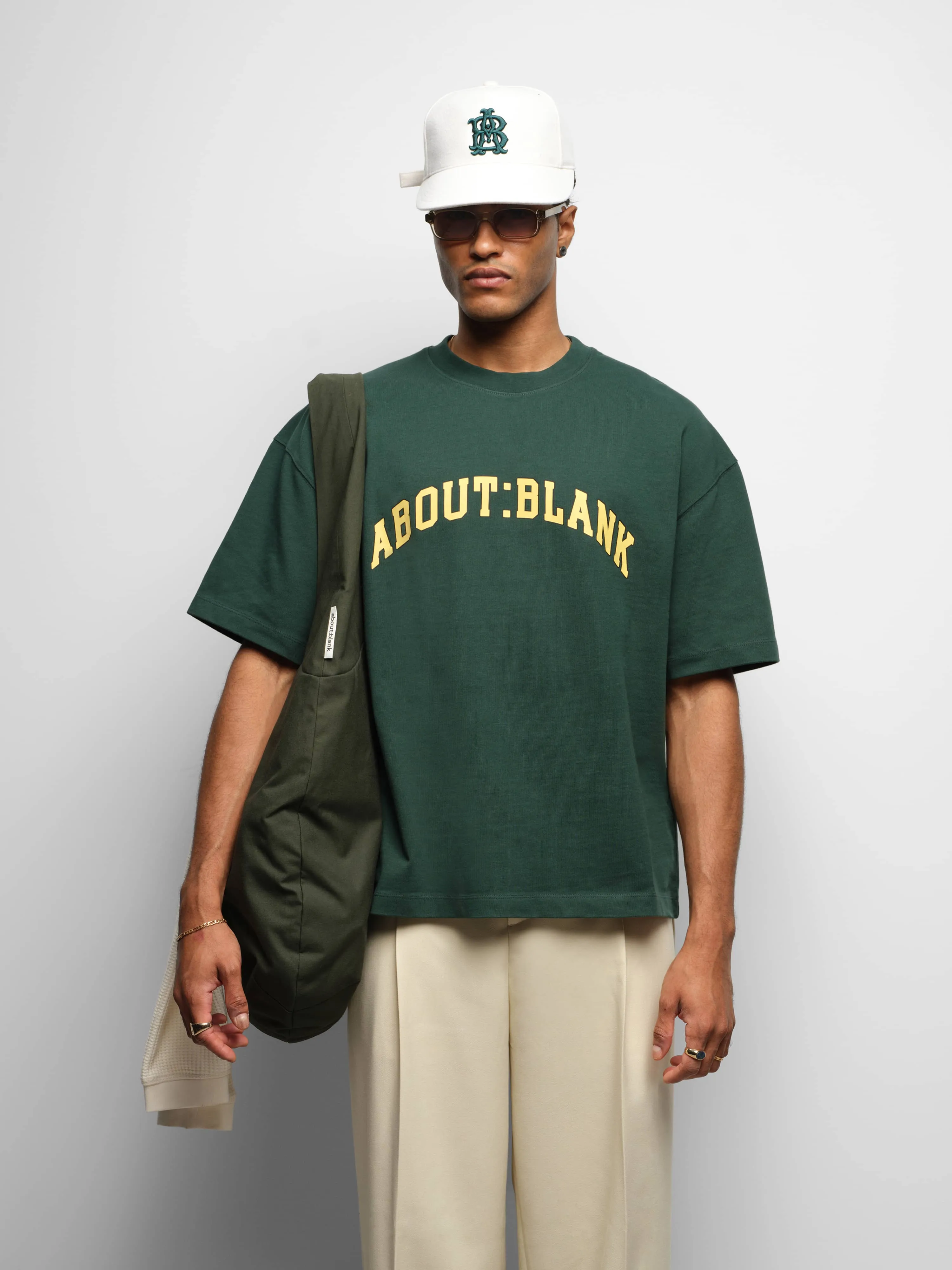 college t-shirt epsom green sold by about:blank product image thumbnail 3