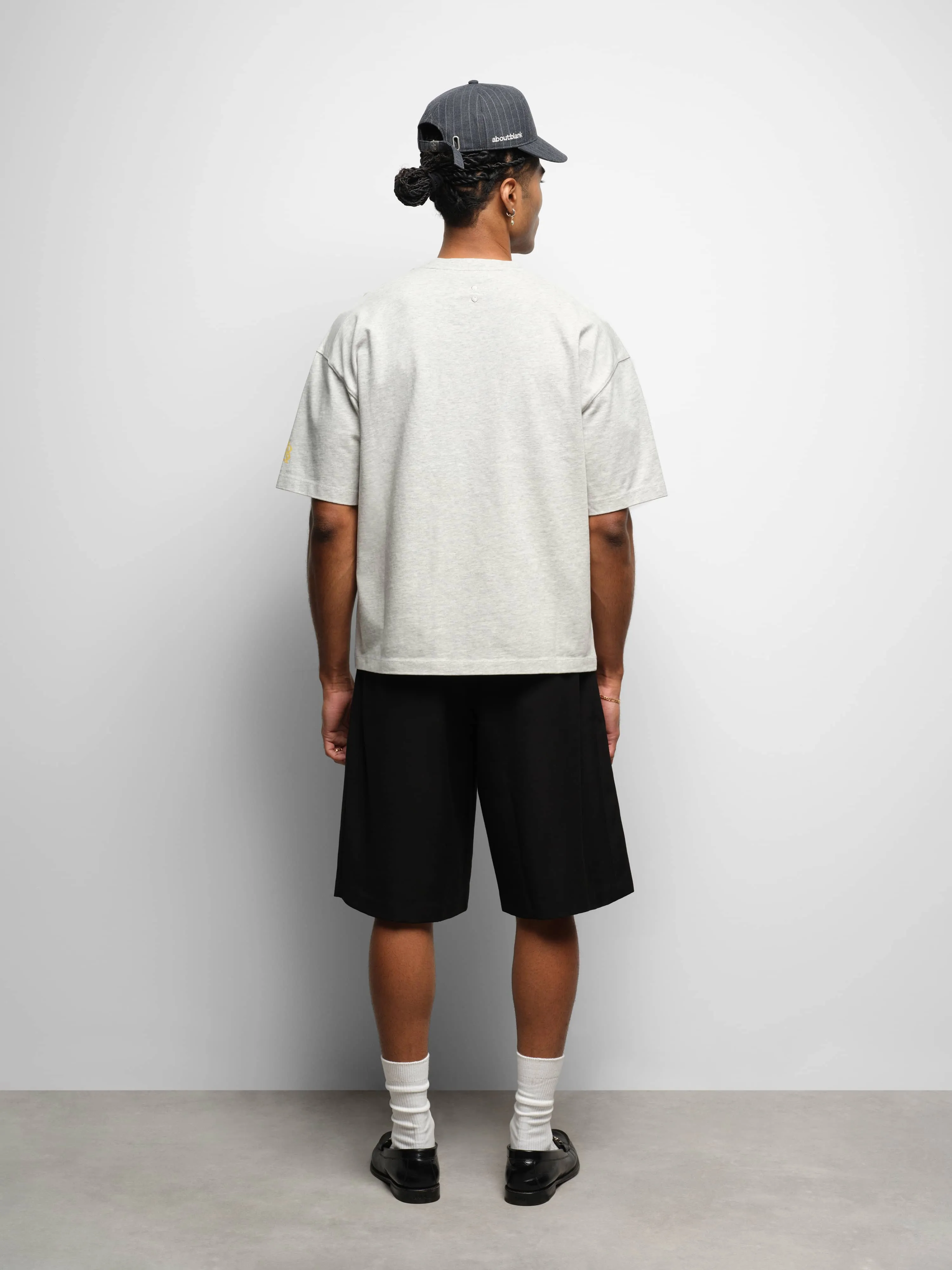college t-shirt grey marl/yellow sold by about:blank product image thumbnail 3