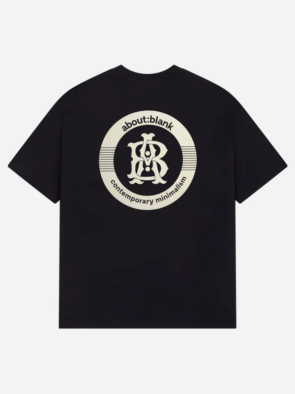 disc t-shirt black made by about:blank