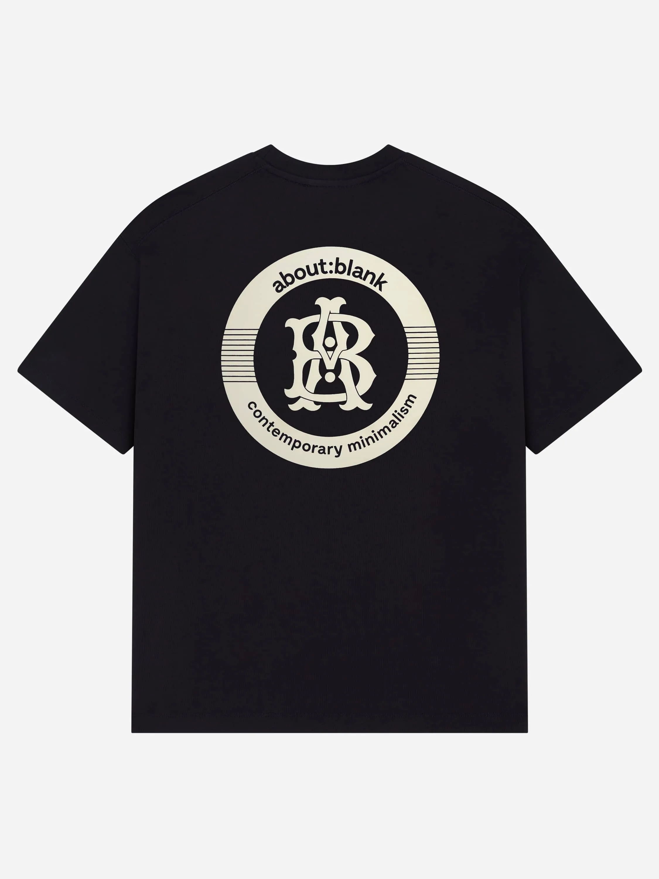 disc t-shirt black sold by about:blank