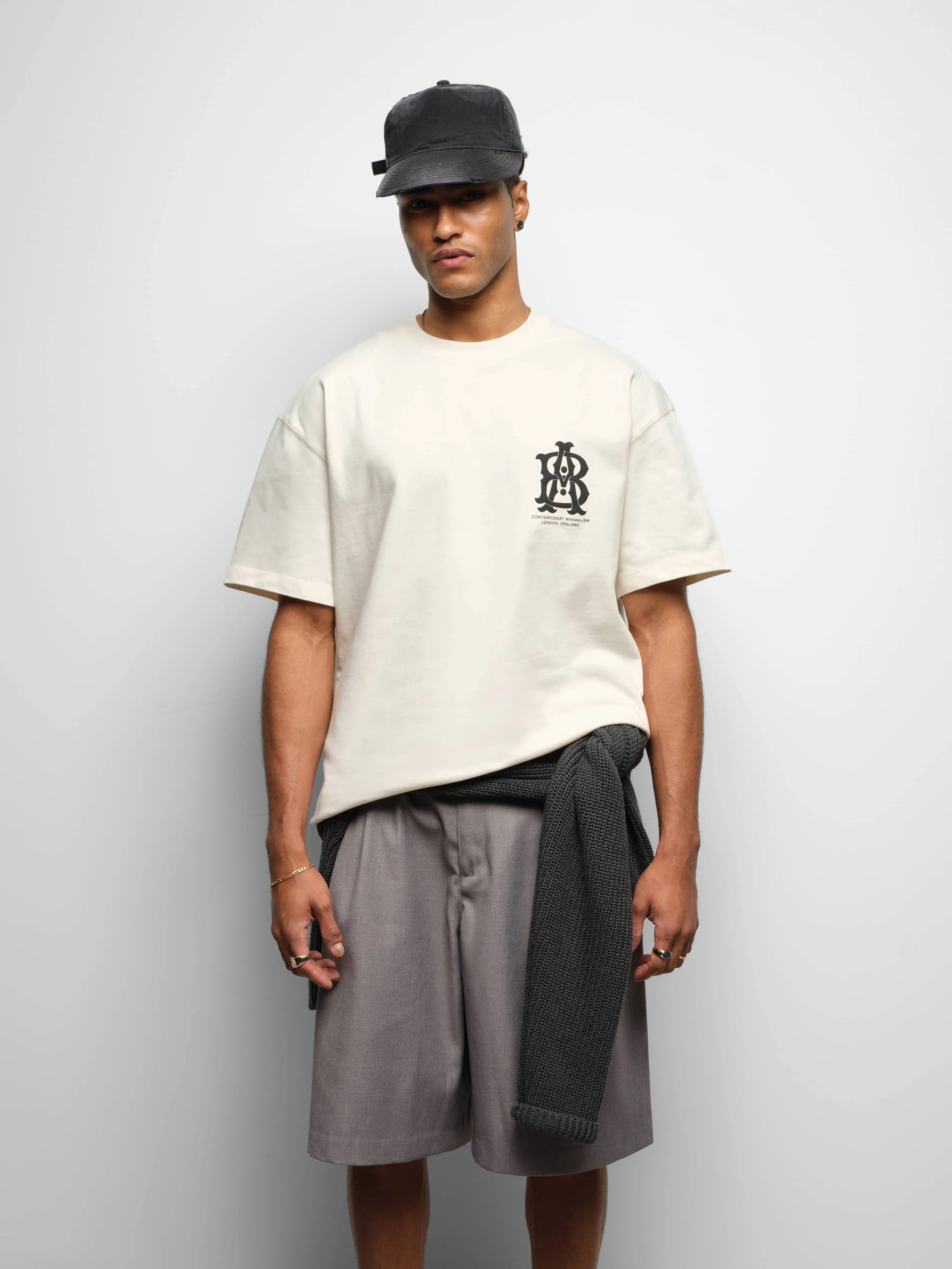disc t-shirt oat sold by about:blank product image thumbnail 4