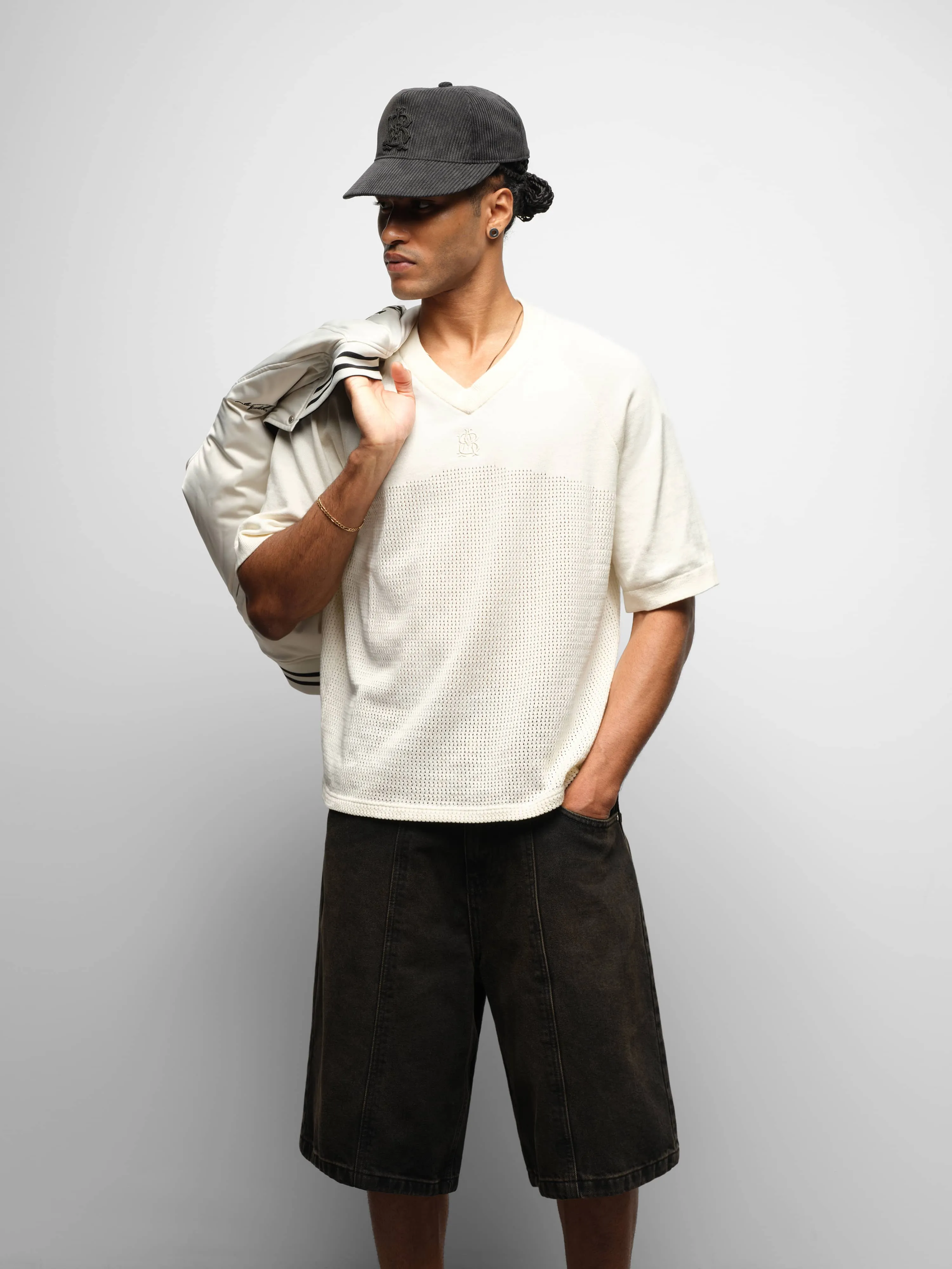 knitted baller top oat sold by about:blank product image thumbnail 4