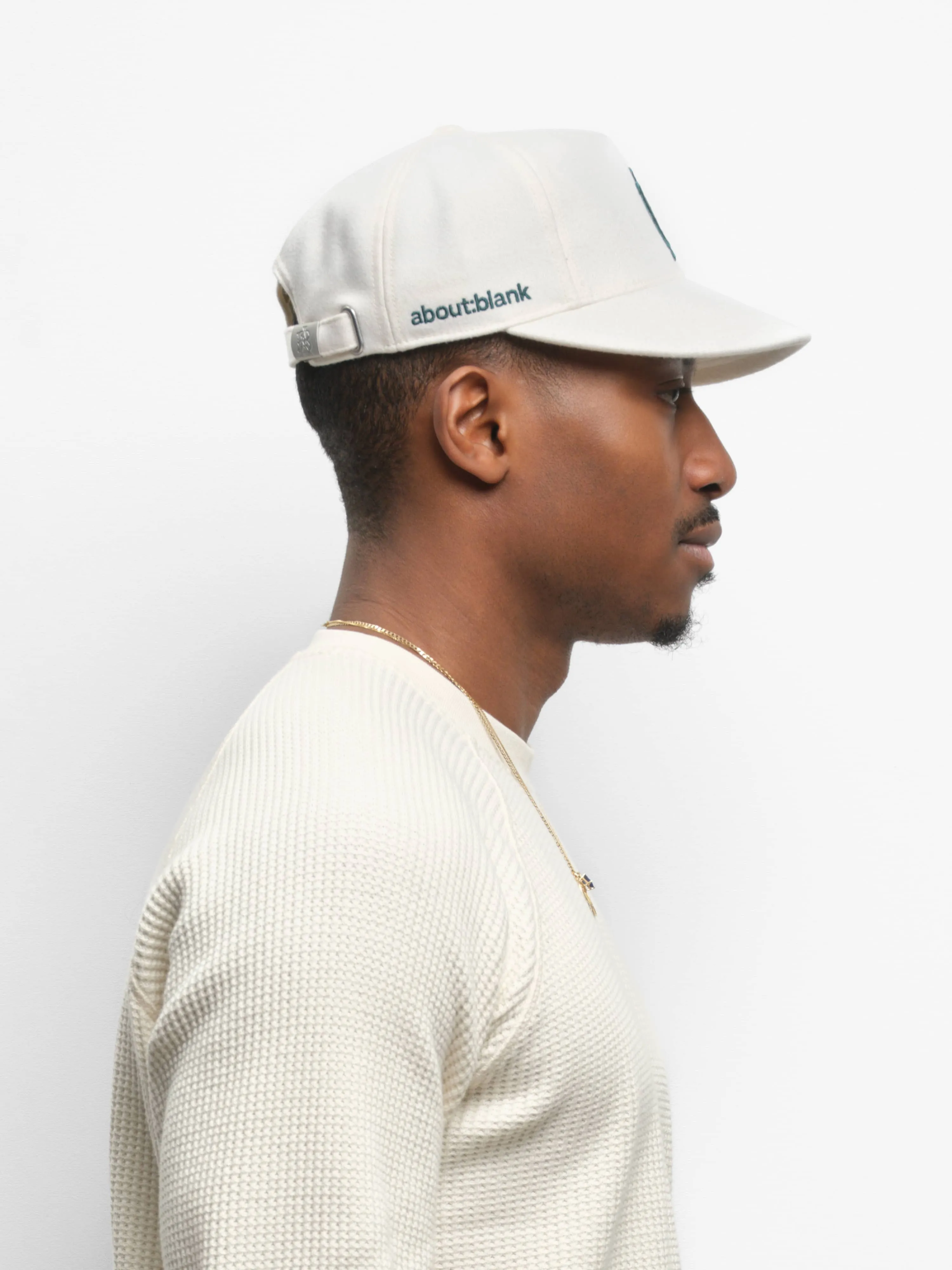 monogram cap wool sold by about:blank product image thumbnail 2