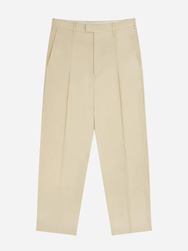 tailored wide leg trouser ecru made by about:blank