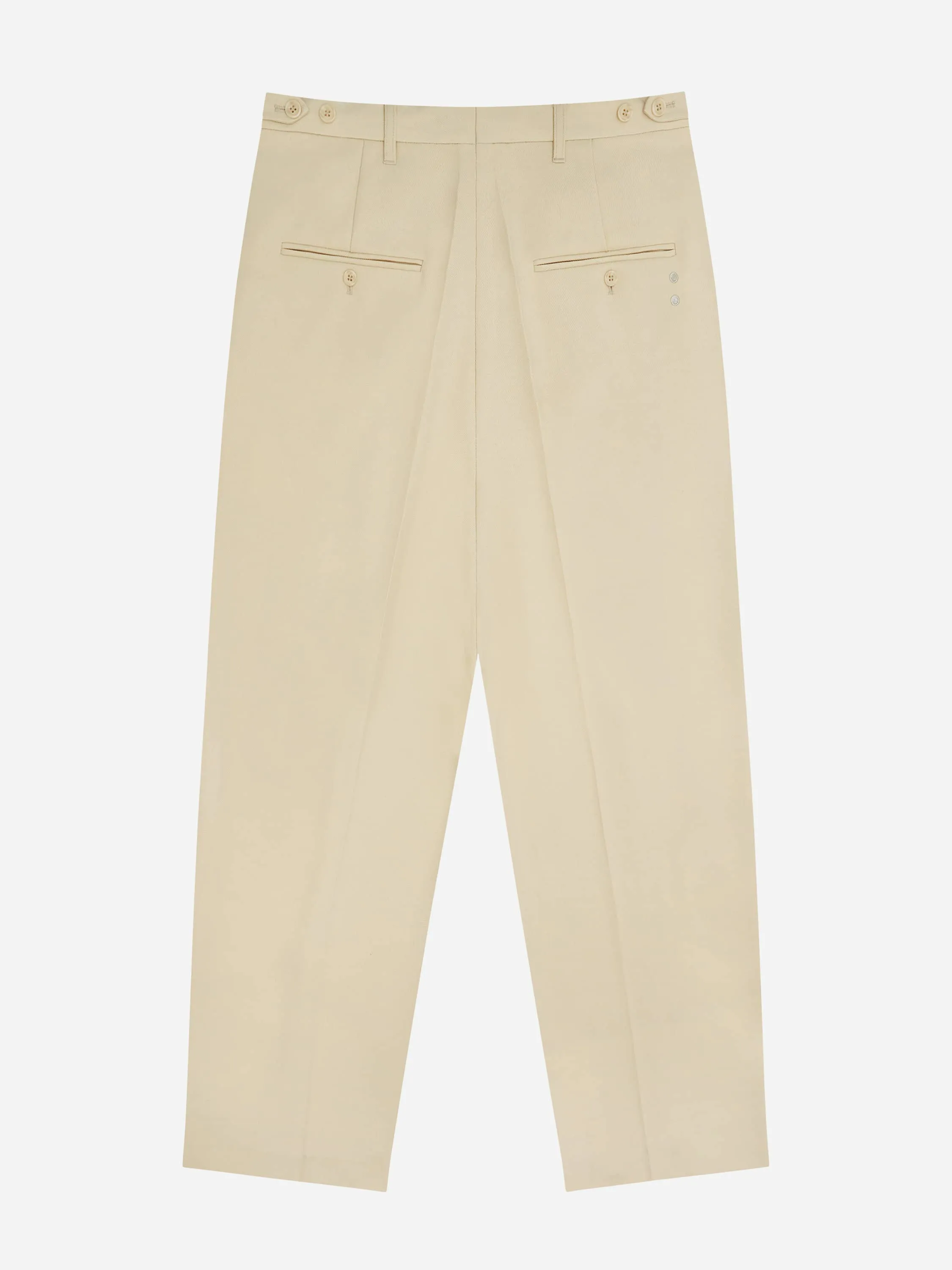 tailored wide leg trouser ecru sold by about:blank product image thumbnail 5
