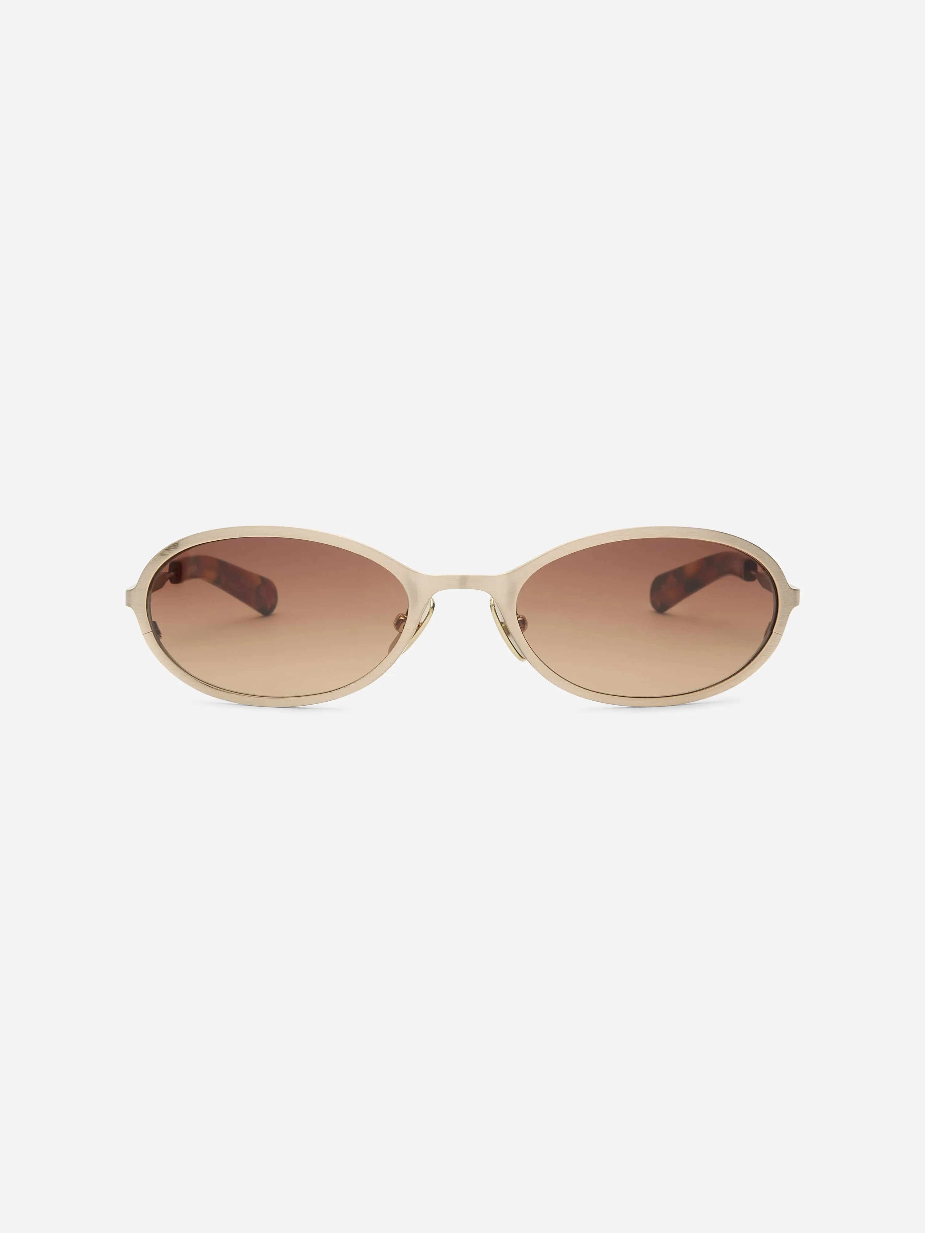 cohen titanium brushed gold/tortoise sold by about:blank