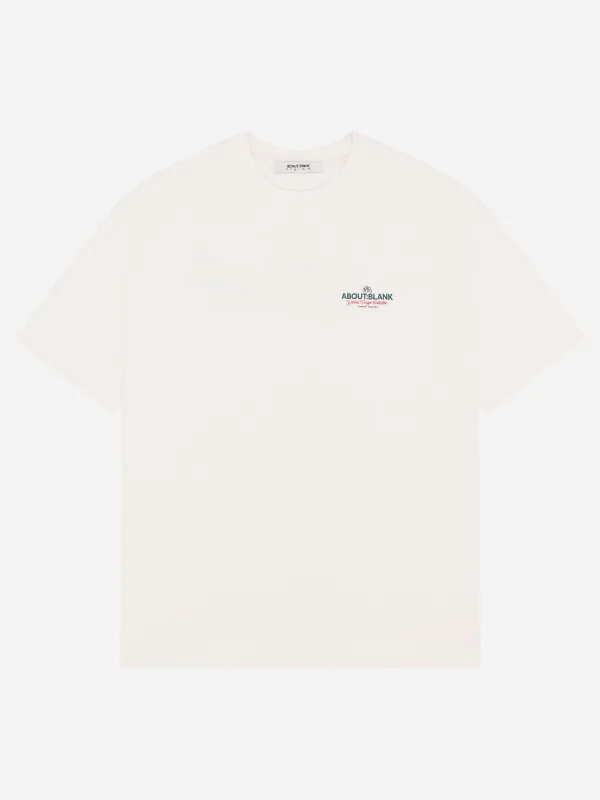 blazon t-shirt oat/green made by about:blank