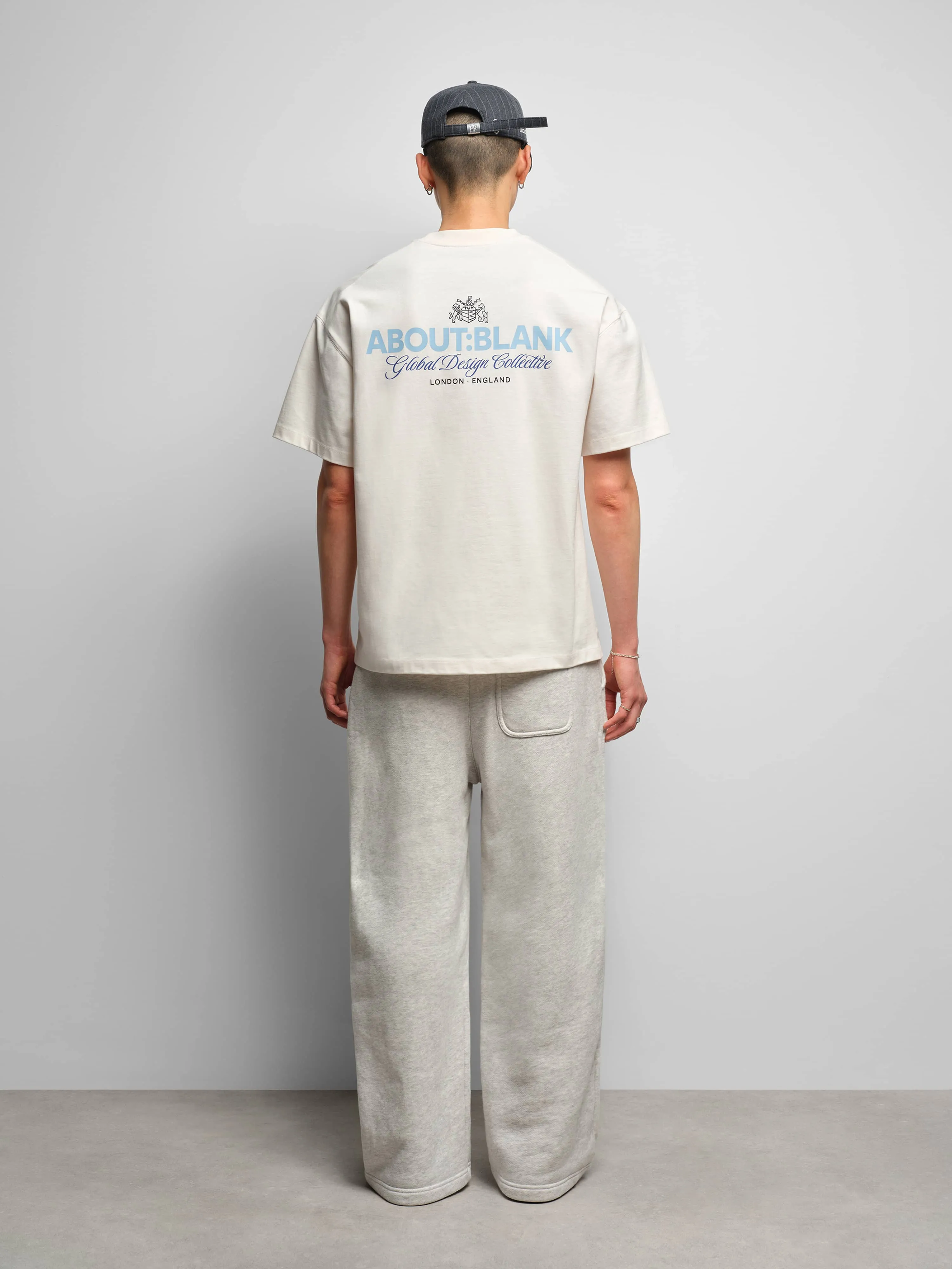 blazon t-shirt oat/blue sold by about:blank product image thumbnail 2