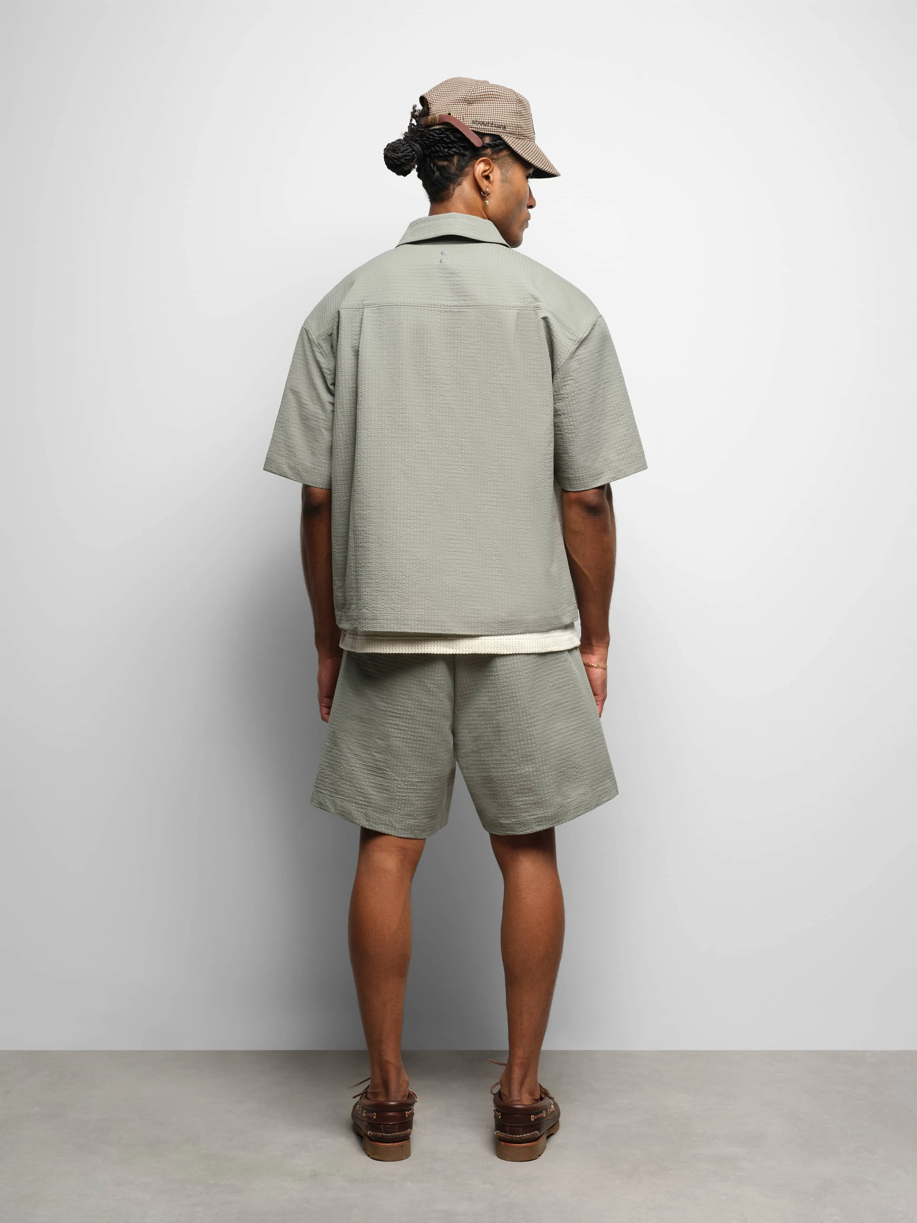textured shirt sage sold by about:blank product image thumbnail 3