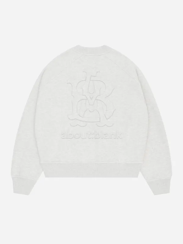 insignia sweat grey marl made by about:blank