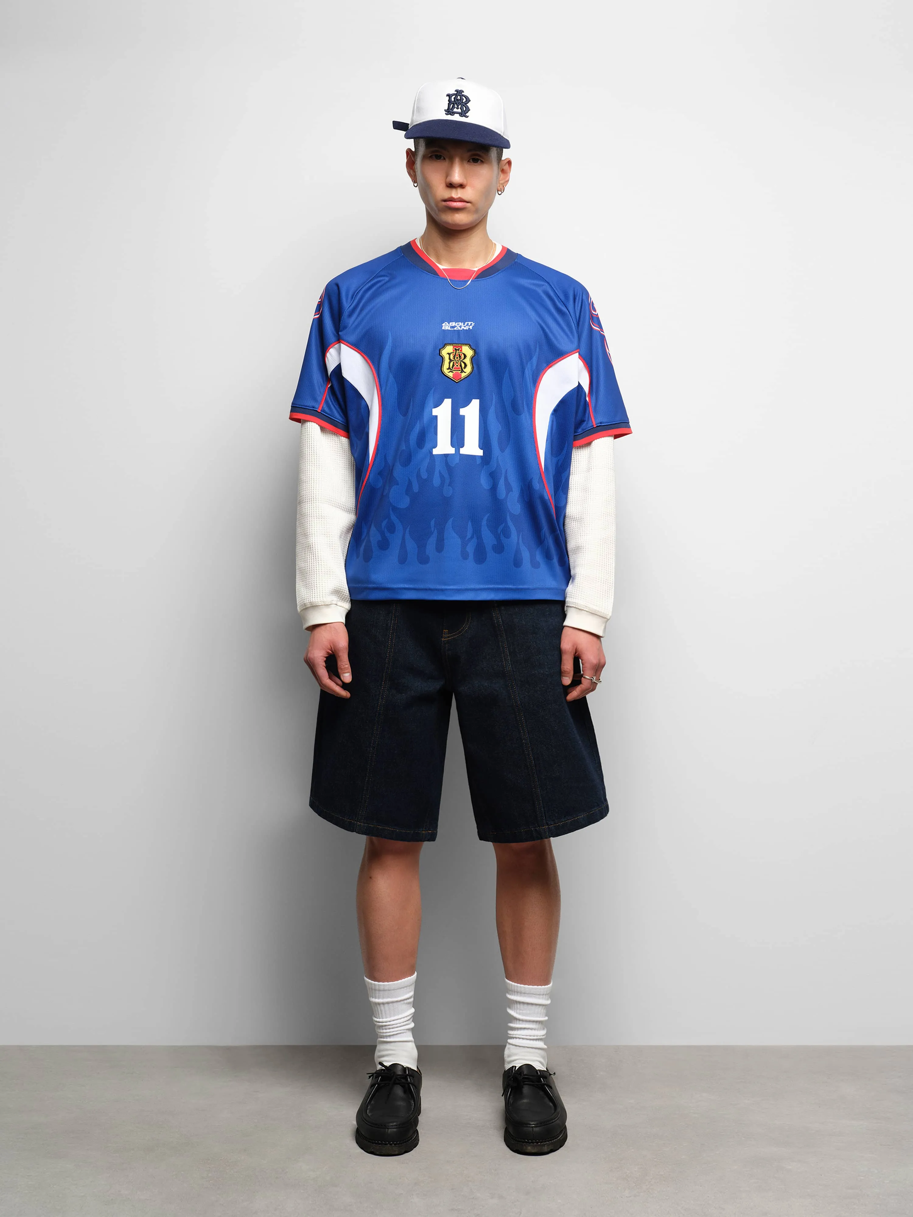 football jersey navy/white sold by about:blank product image thumbnail 2