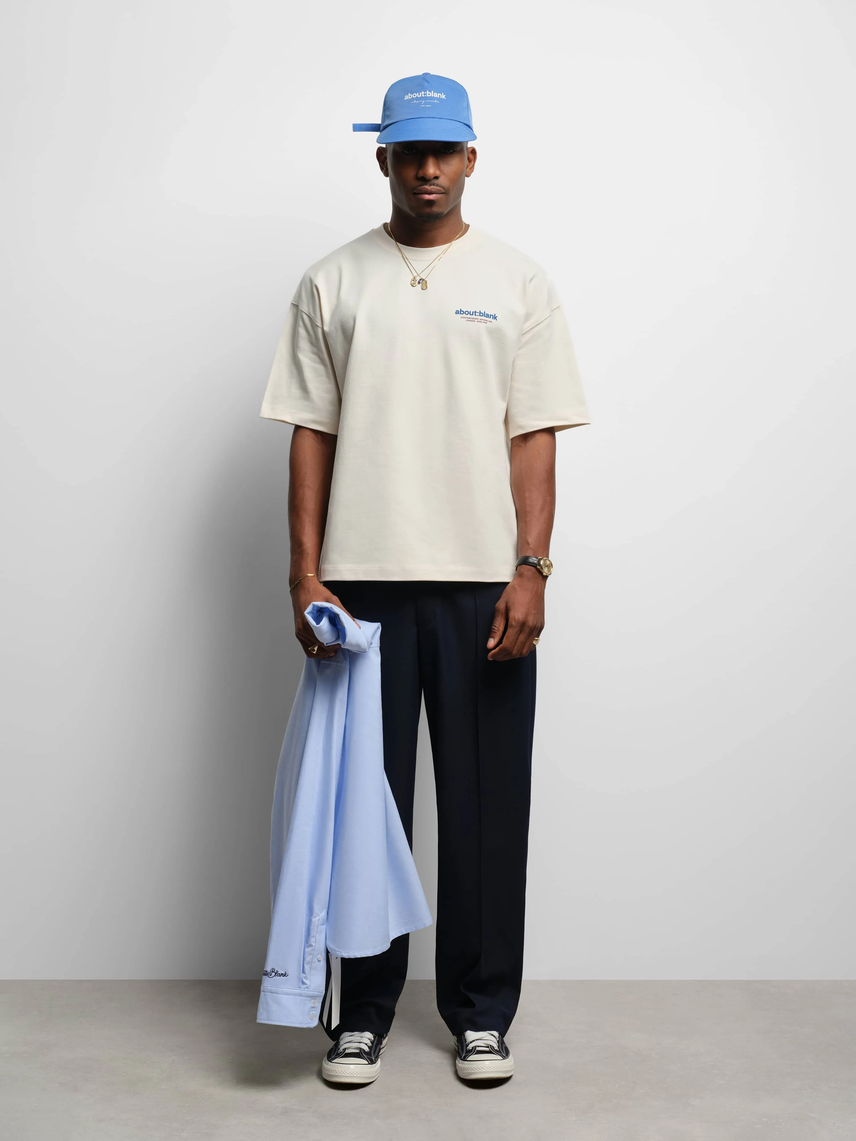 insignia t-shirt oat/red/blue sold by about:blank product image thumbnail 3