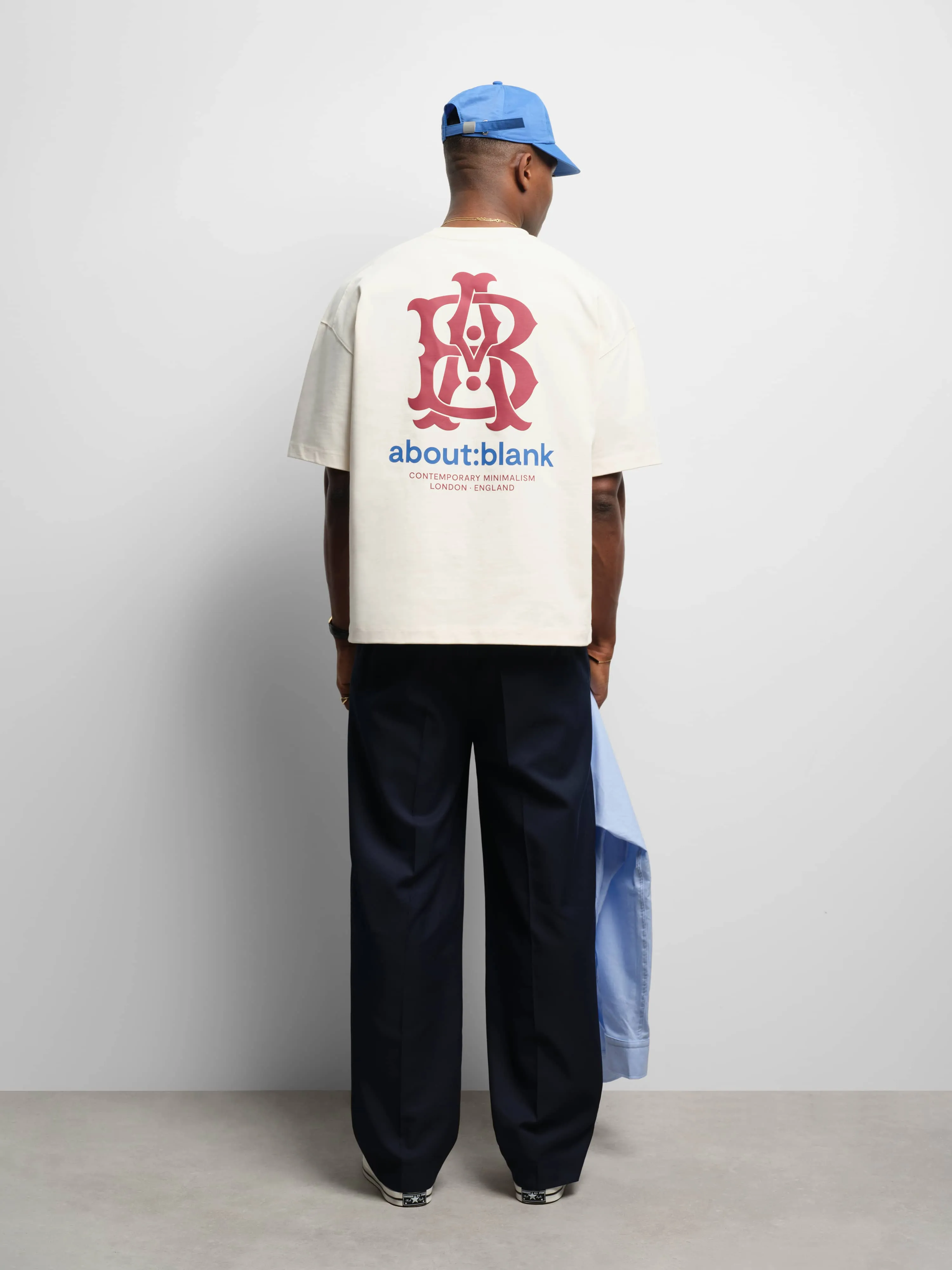 insignia t-shirt oat/red/blue sold by about:blank product image thumbnail 2