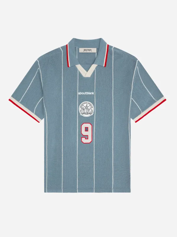 knitted football shirt grey made by about:blank