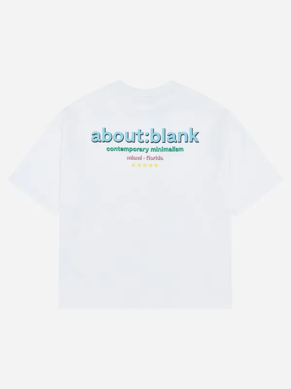 vercetti t-shirt white made by about:blank
