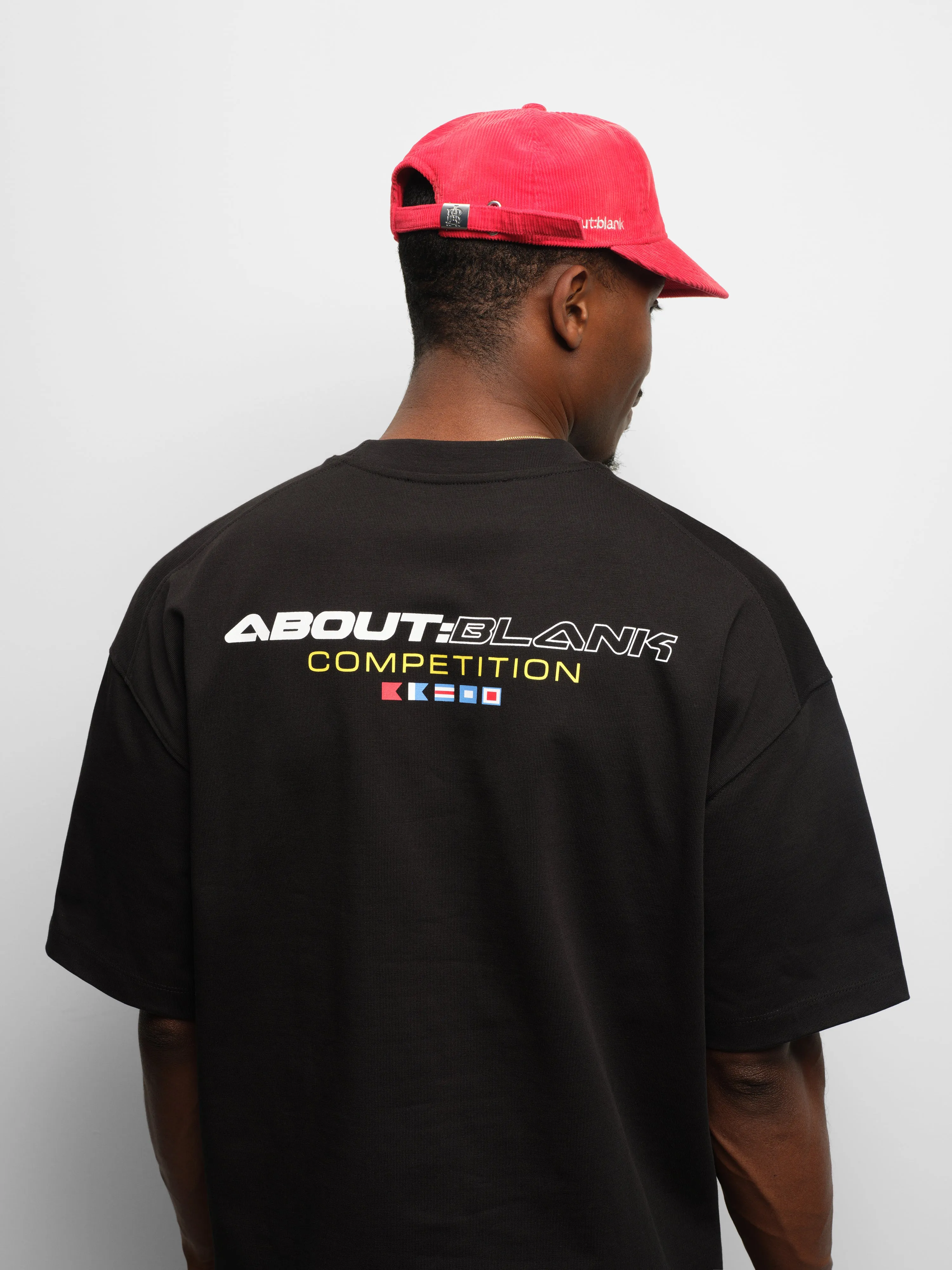competition t-shirt black sold by about:blank product image thumbnail 4