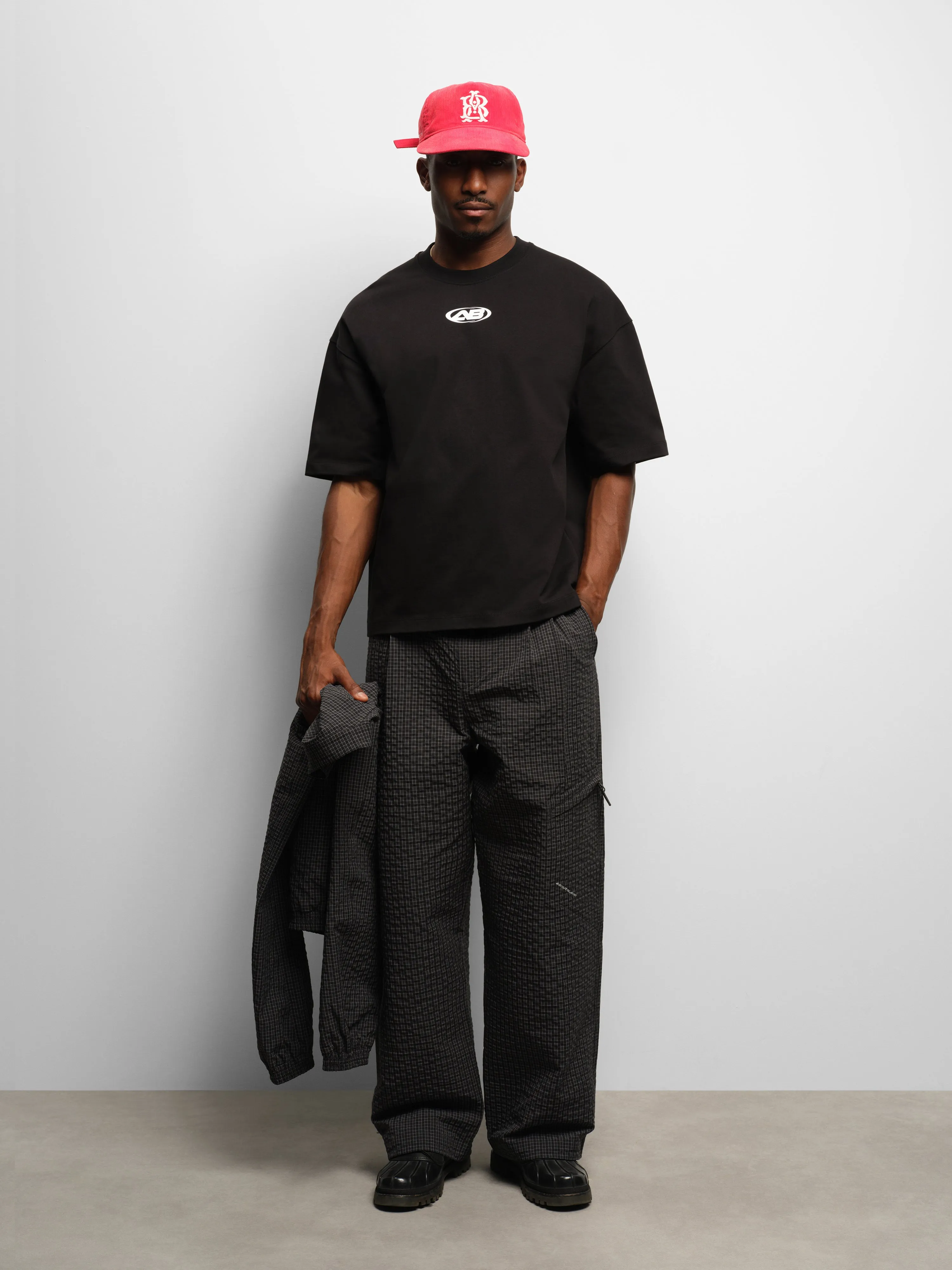 competition t-shirt black sold by about:blank product image thumbnail 2