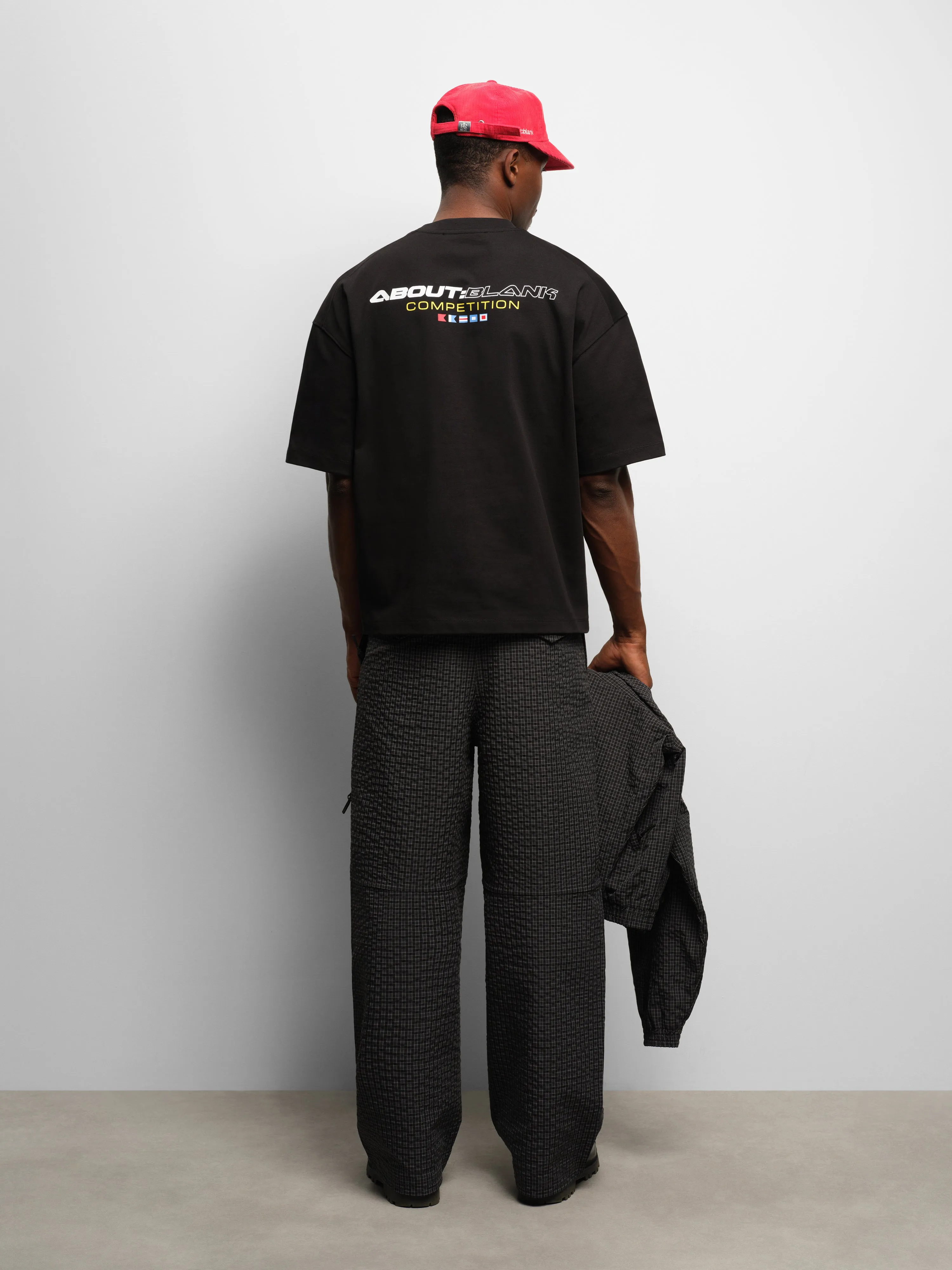 competition t-shirt black sold by about:blank product image thumbnail 3