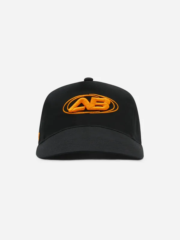 ellipse cap black/orange made by about:blank