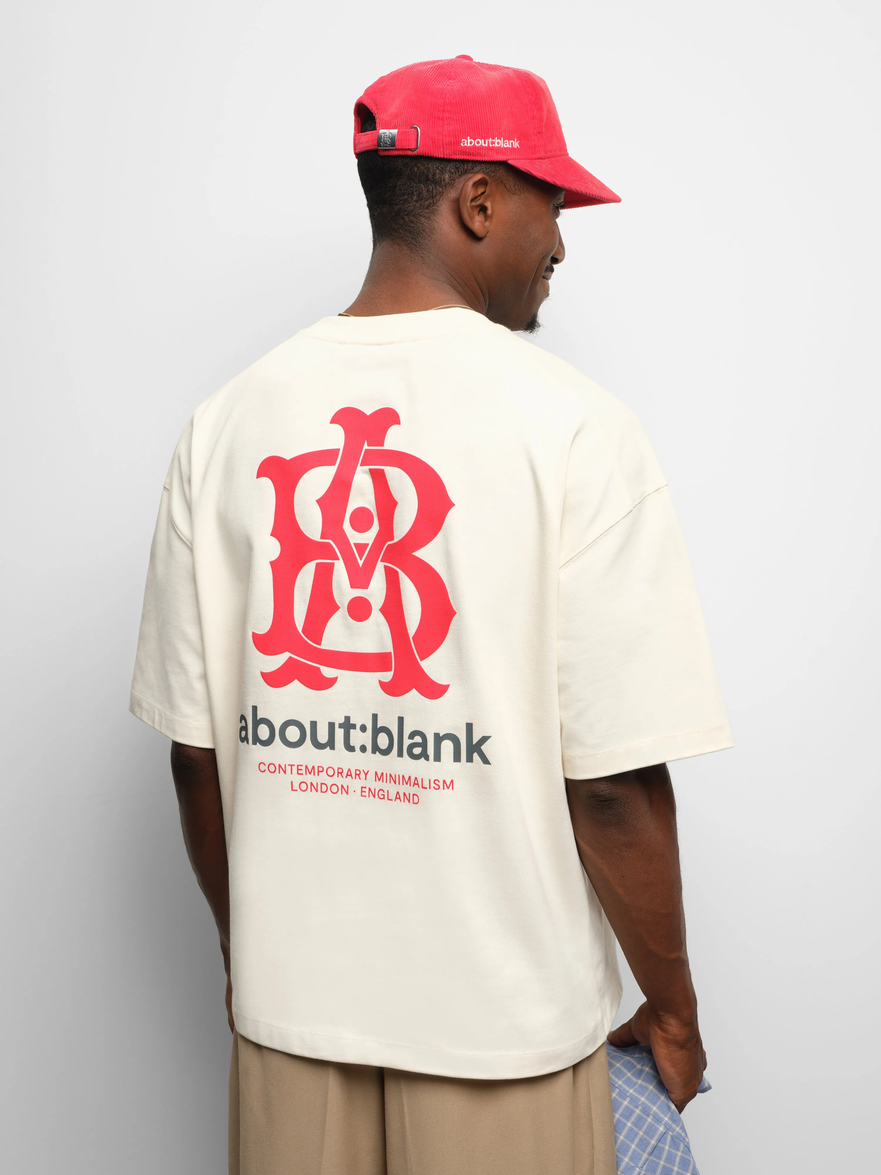 insignia t-shirt oat/red/black sold by about:blank product image thumbnail 5