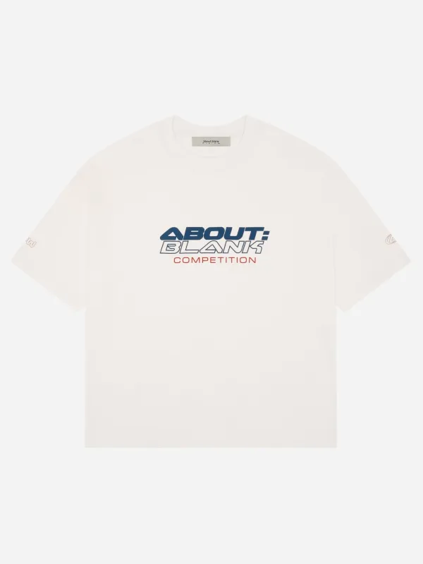 mulligan t-shirt oat/blue/red made by about:blank