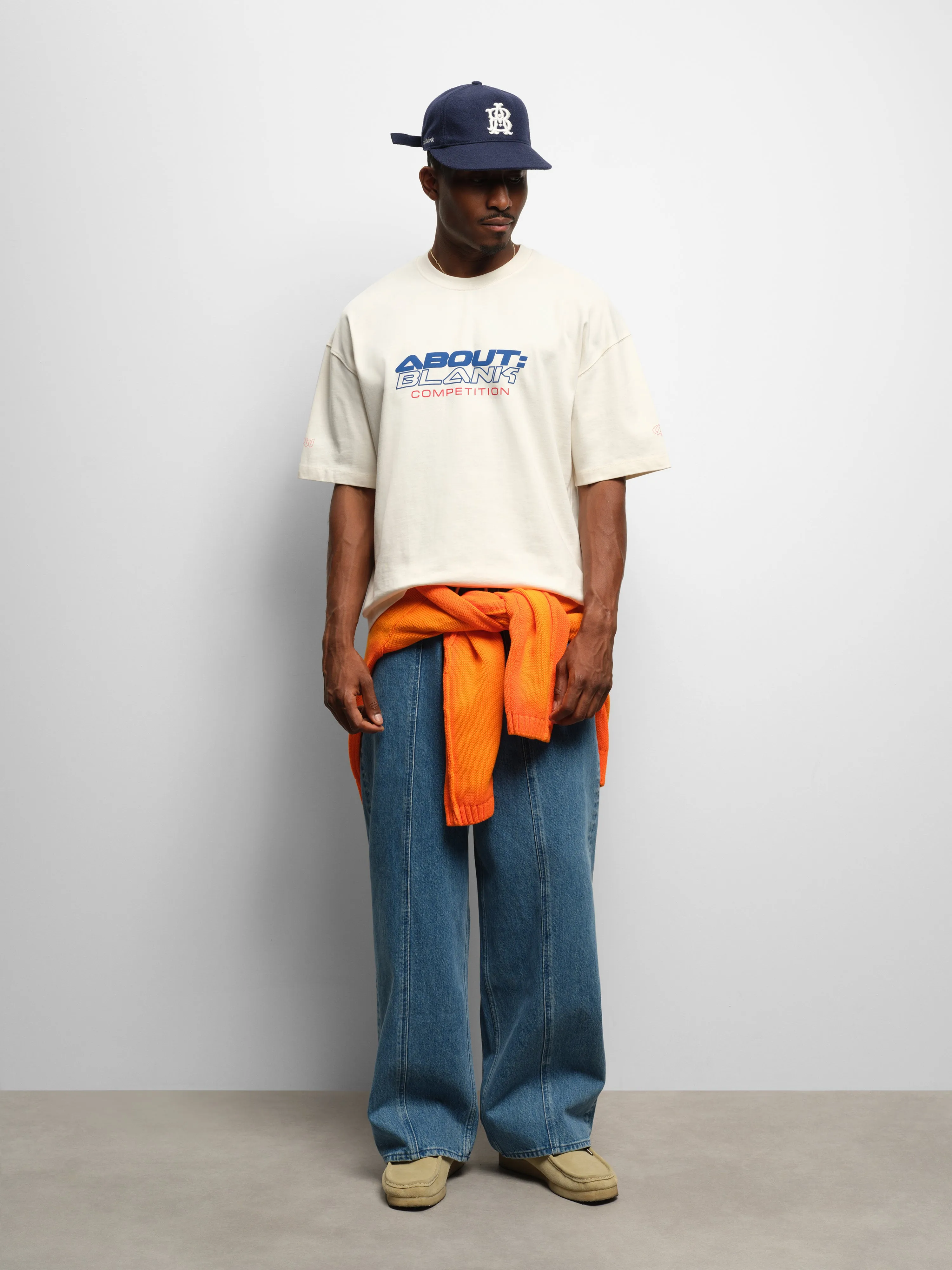 mulligan t-shirt oat/blue/red sold by about:blank product image thumbnail 2